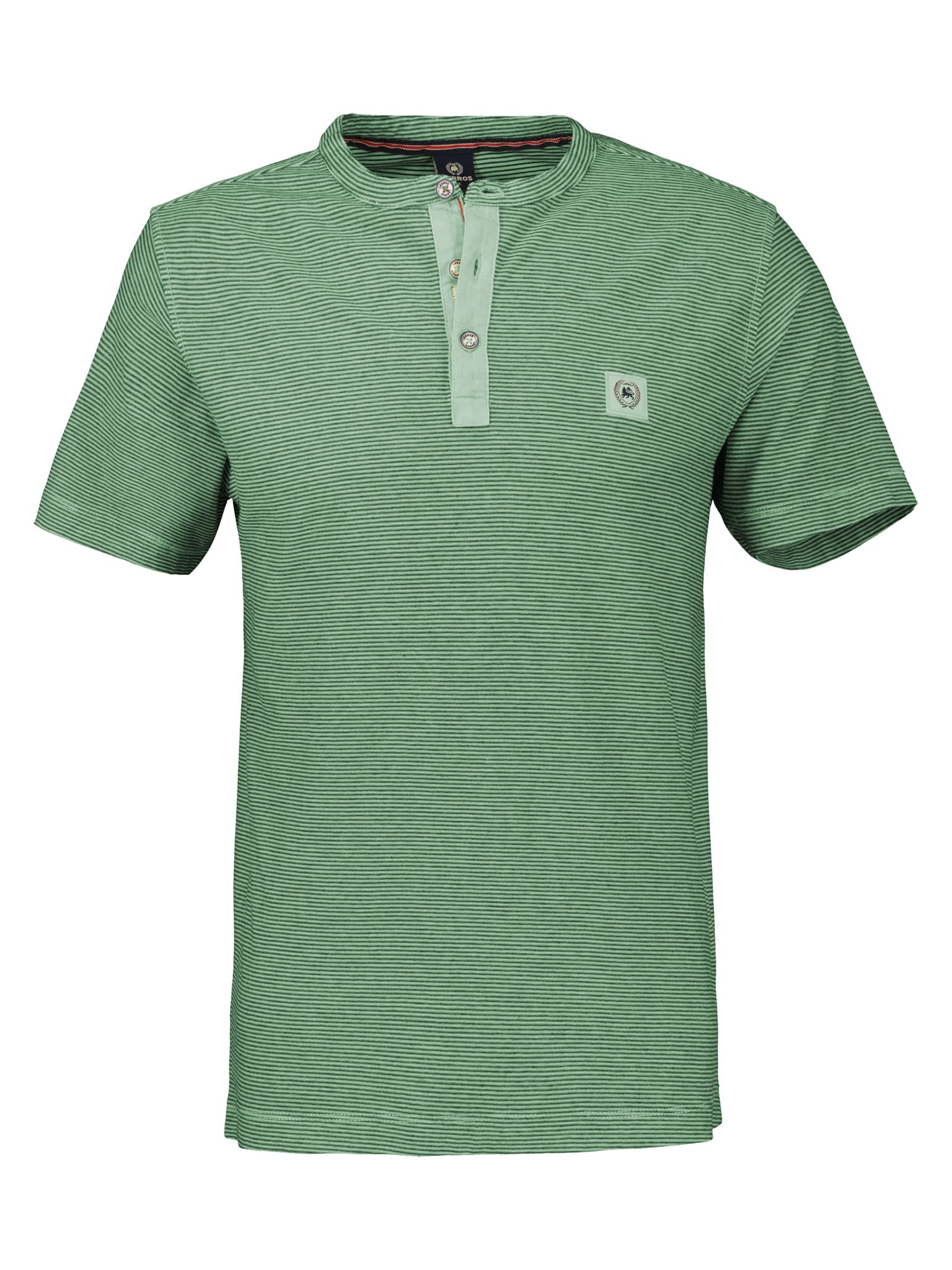 LERROS Kurzarmshirt, mit Logostickerei an der Brust von Lerros