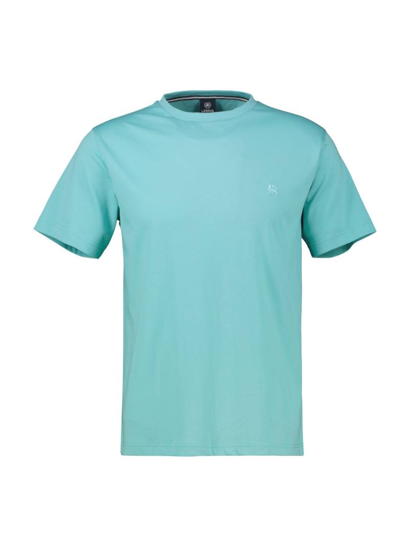 LERROS Kurzarmshirt, mit Logostickerei auf der Brust von Lerros