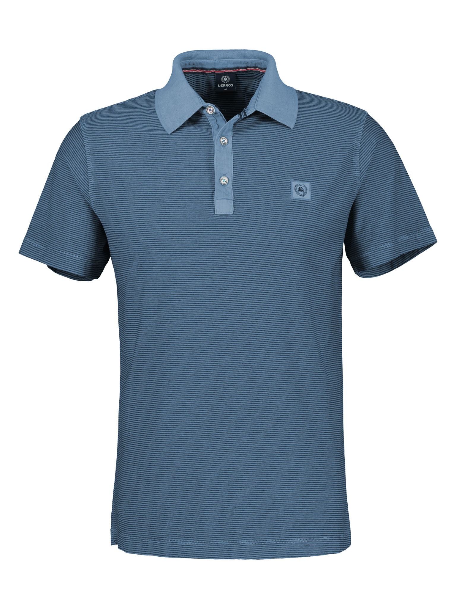 LERROS Kurzarmshirt, mit Logostickerei auf der Brust von Lerros