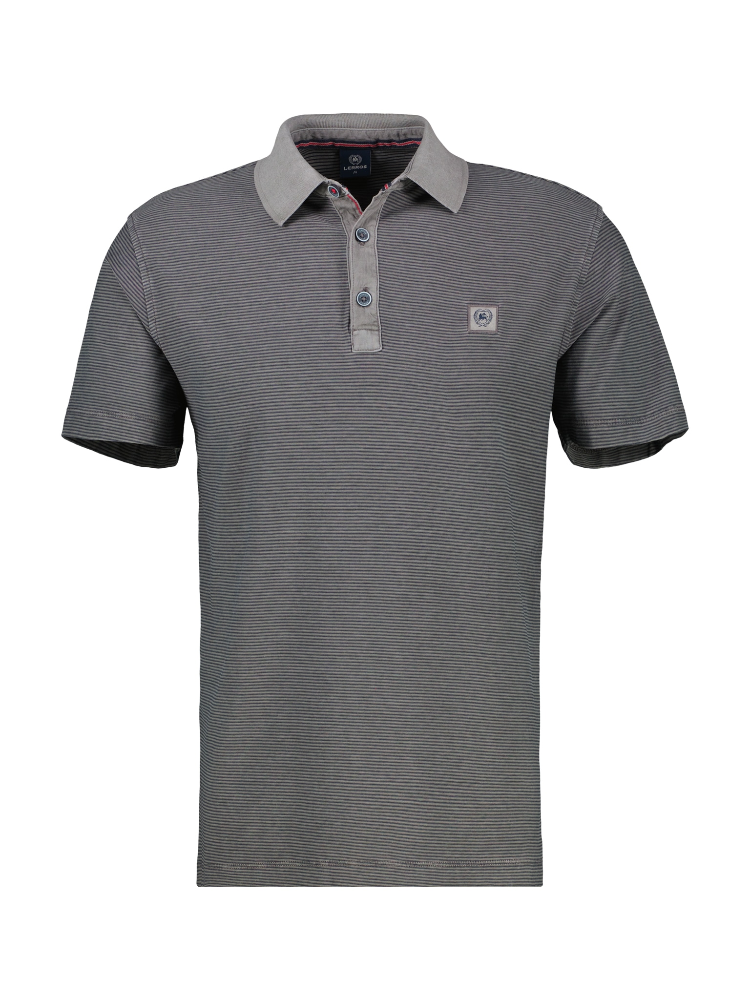 LERROS Kurzarmshirt, mit Logostickerei auf der Brust von Lerros
