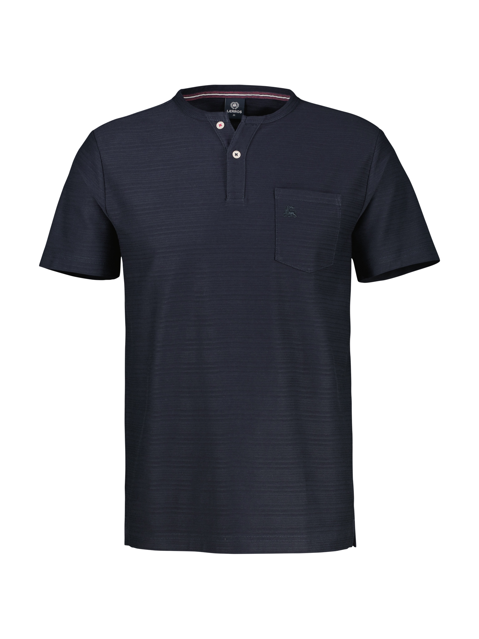 LERROS Kurzarmshirt, mit Serafino-Kragen und Knopfleiste LERROS Kurzarmshirt, mit Serafino-Kragen und Knopfleiste von Lerros