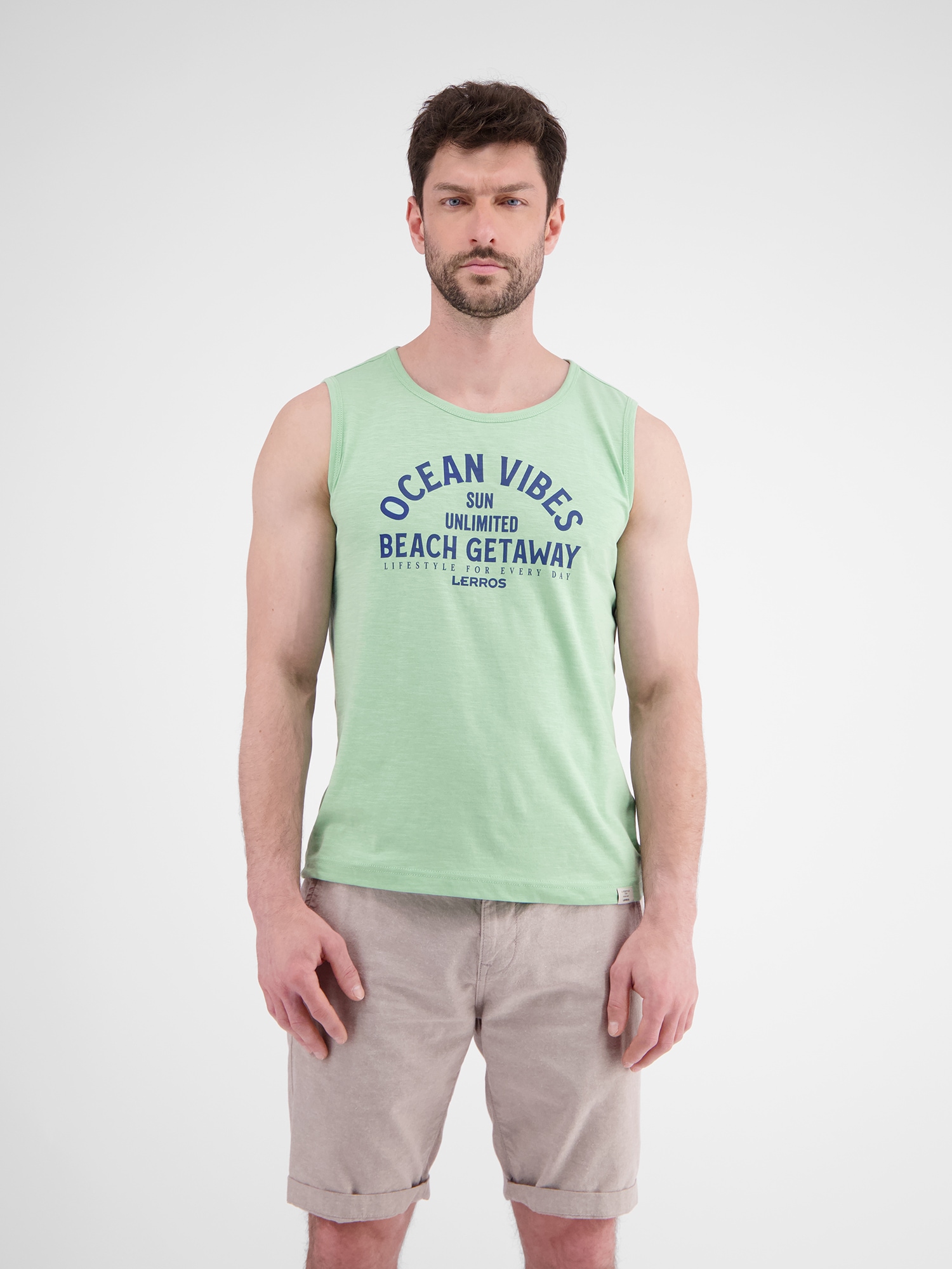 LERROS Muskelshirt »LERROS Herren Tanktop mit Brustprint« von Lerros