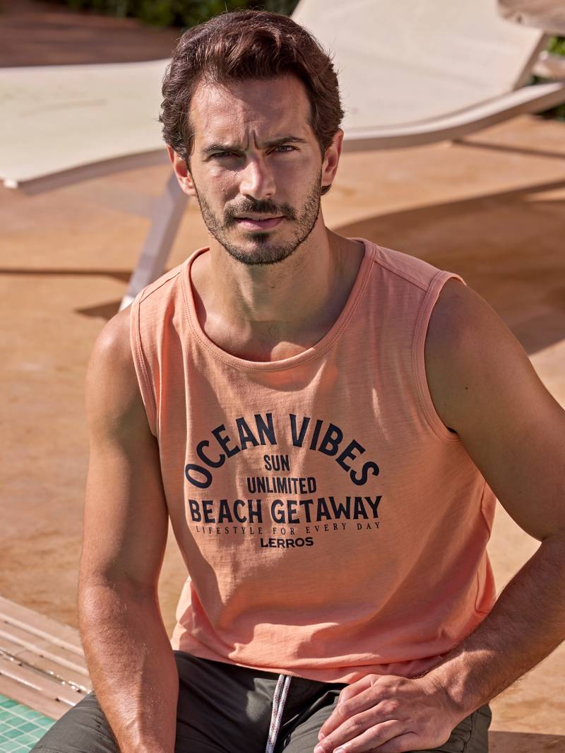 LERROS Muskelshirt »LERROS Herren Tanktop mit Brustprint« von Lerros