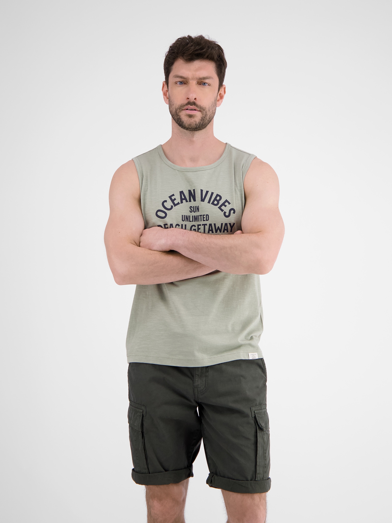 LERROS Muskelshirt »LERROS Herren Tanktop mit Brustprint« LERROS Muskelshirt »LERROS Herren Tanktop mit Brustprint« von Lerros