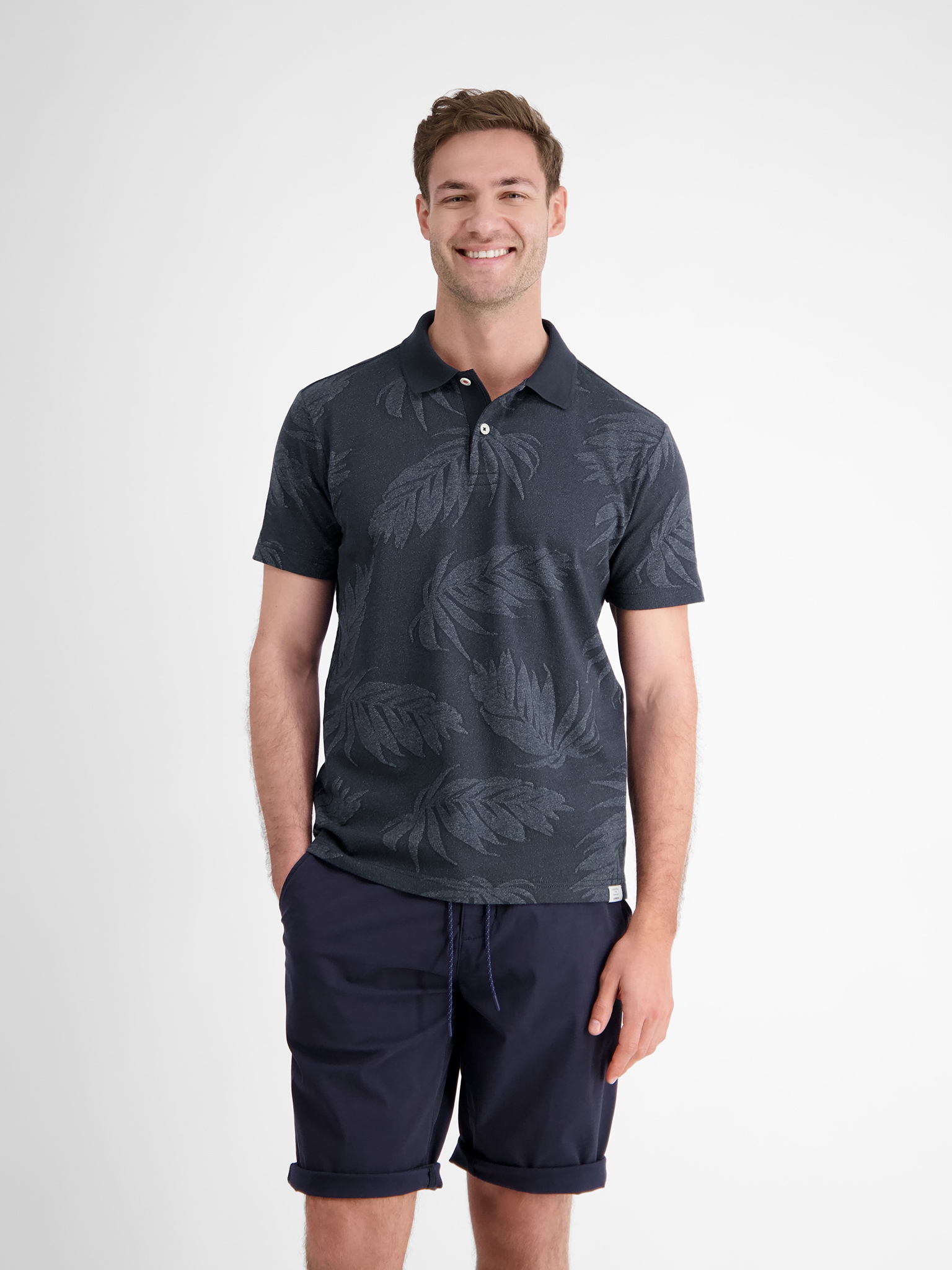 LERROS Poloshirt, mit All-Over Print LERROS Poloshirt, mit All-Over Print von Lerros