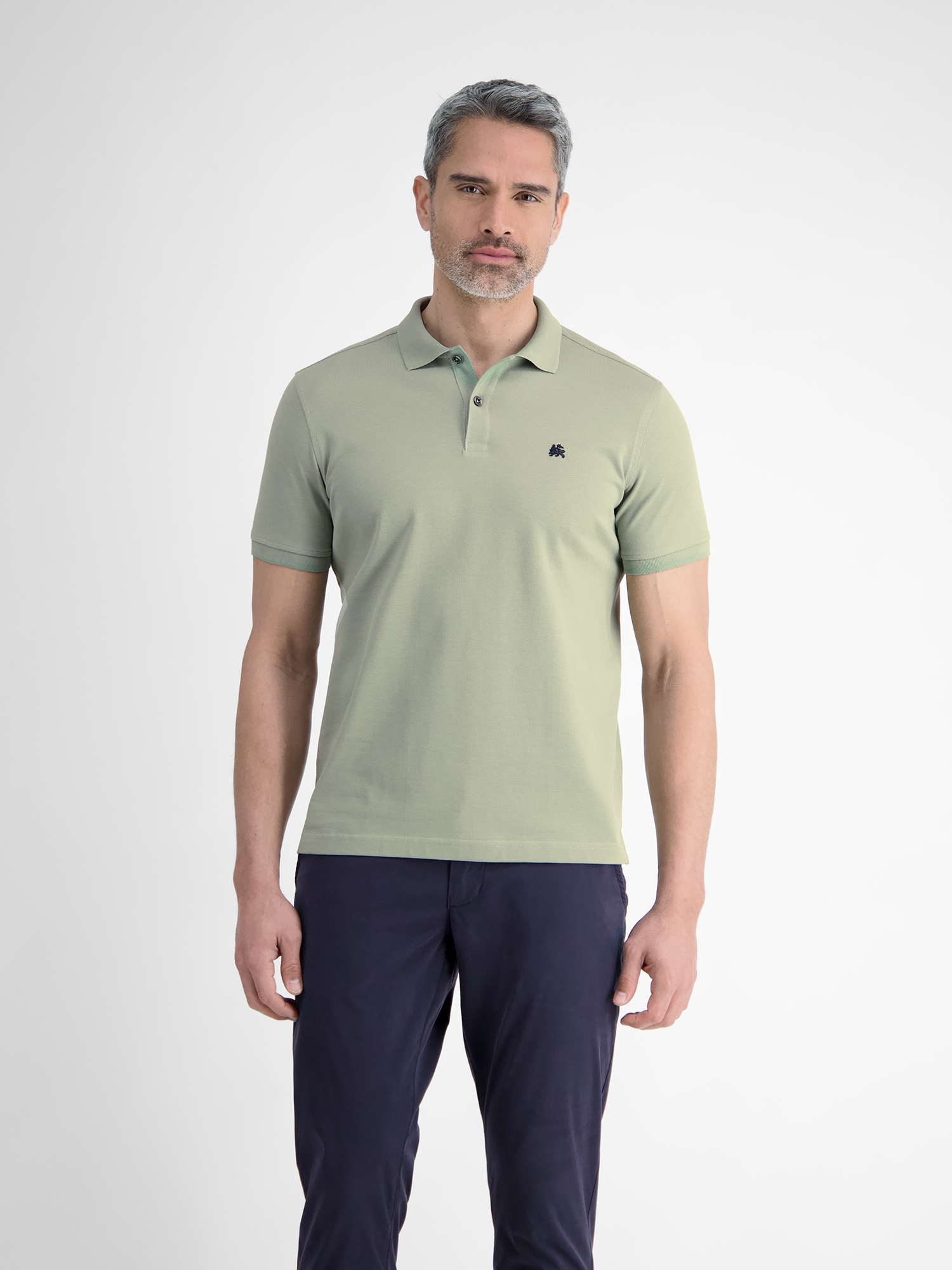 LERROS Poloshirt »LERROS Basic Poloshirt für Herren, unifarben« von Lerros
