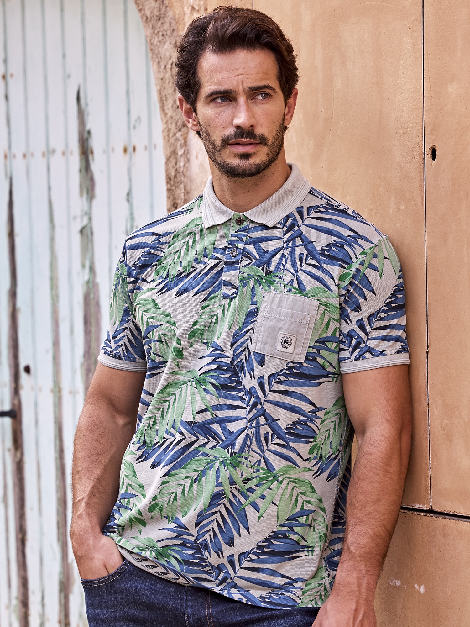 LERROS Poloshirt »LERROS Herren Poloshirt, floral bedruckt« LERROS Poloshirt »LERROS Herren Poloshirt, floral bedruckt« von Lerros