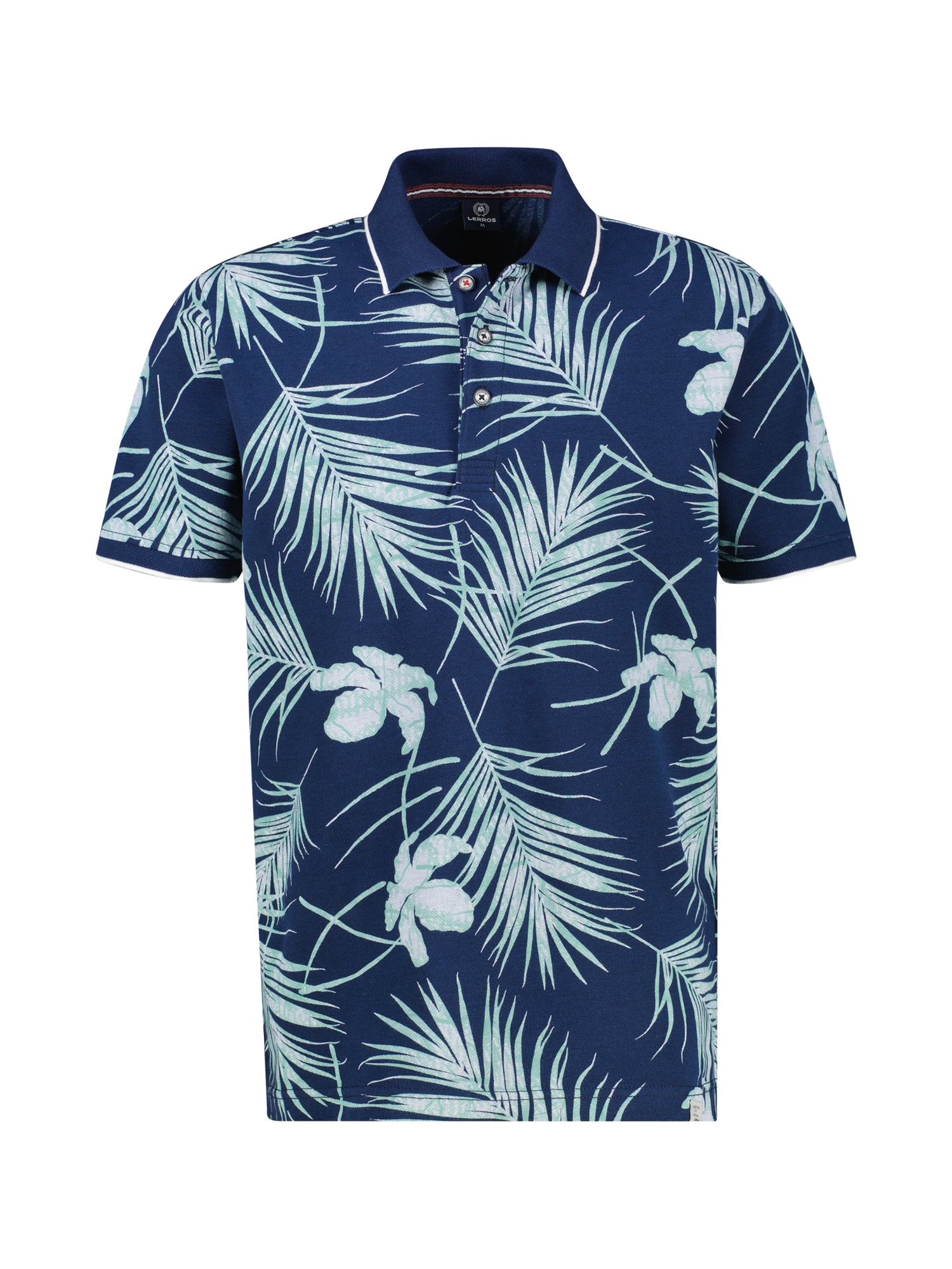 LERROS Poloshirt »LERROS Herren-Poloshirt, floral gemustert in Grossen Grössen« LERROS Poloshirt »LERROS Herren-Poloshirt, floral gemustert in Grossen Grössen« von Lerros