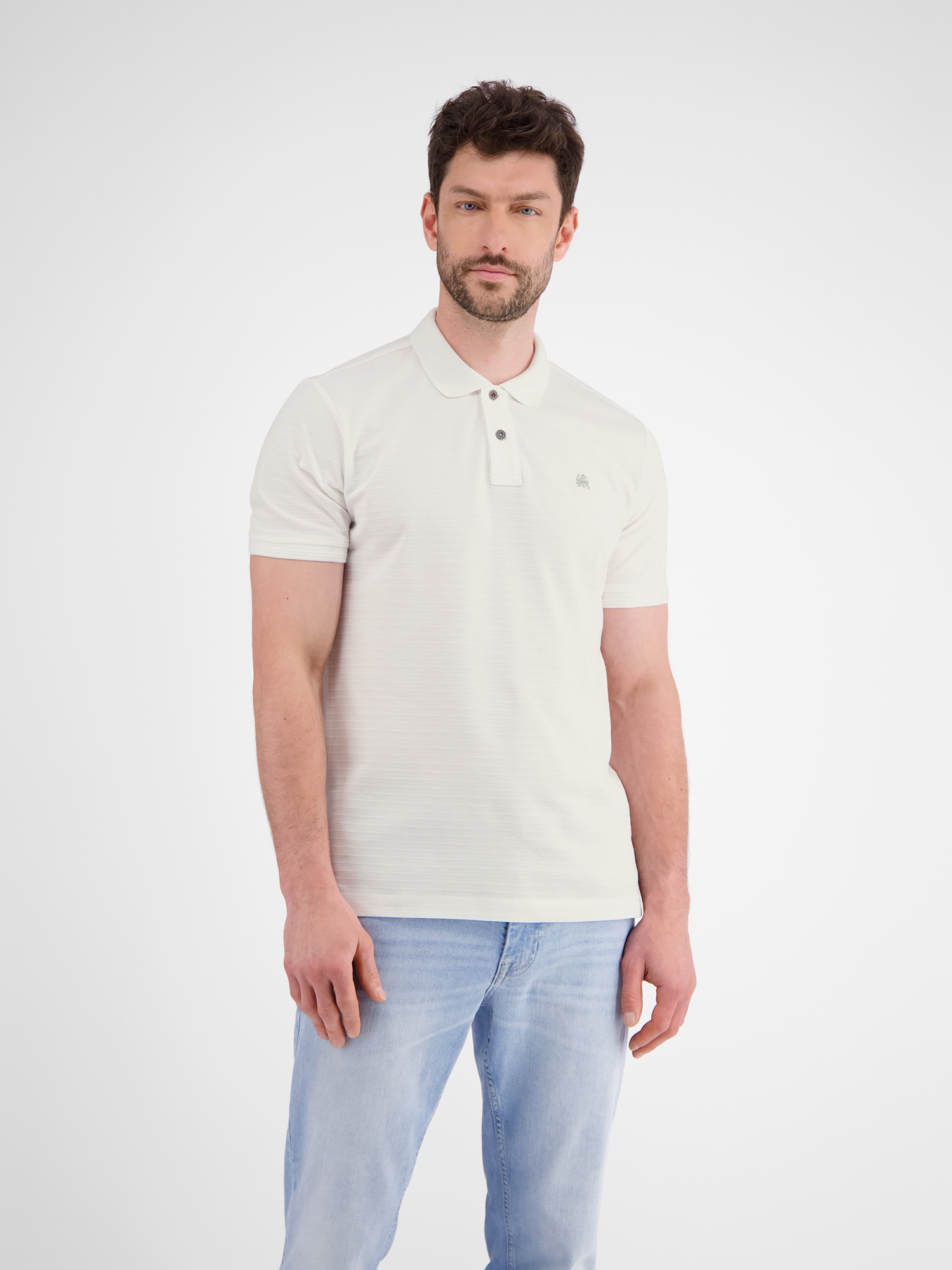 LERROS Poloshirt »LERROS Herren Poloshirt, tonal gestreift« von Lerros