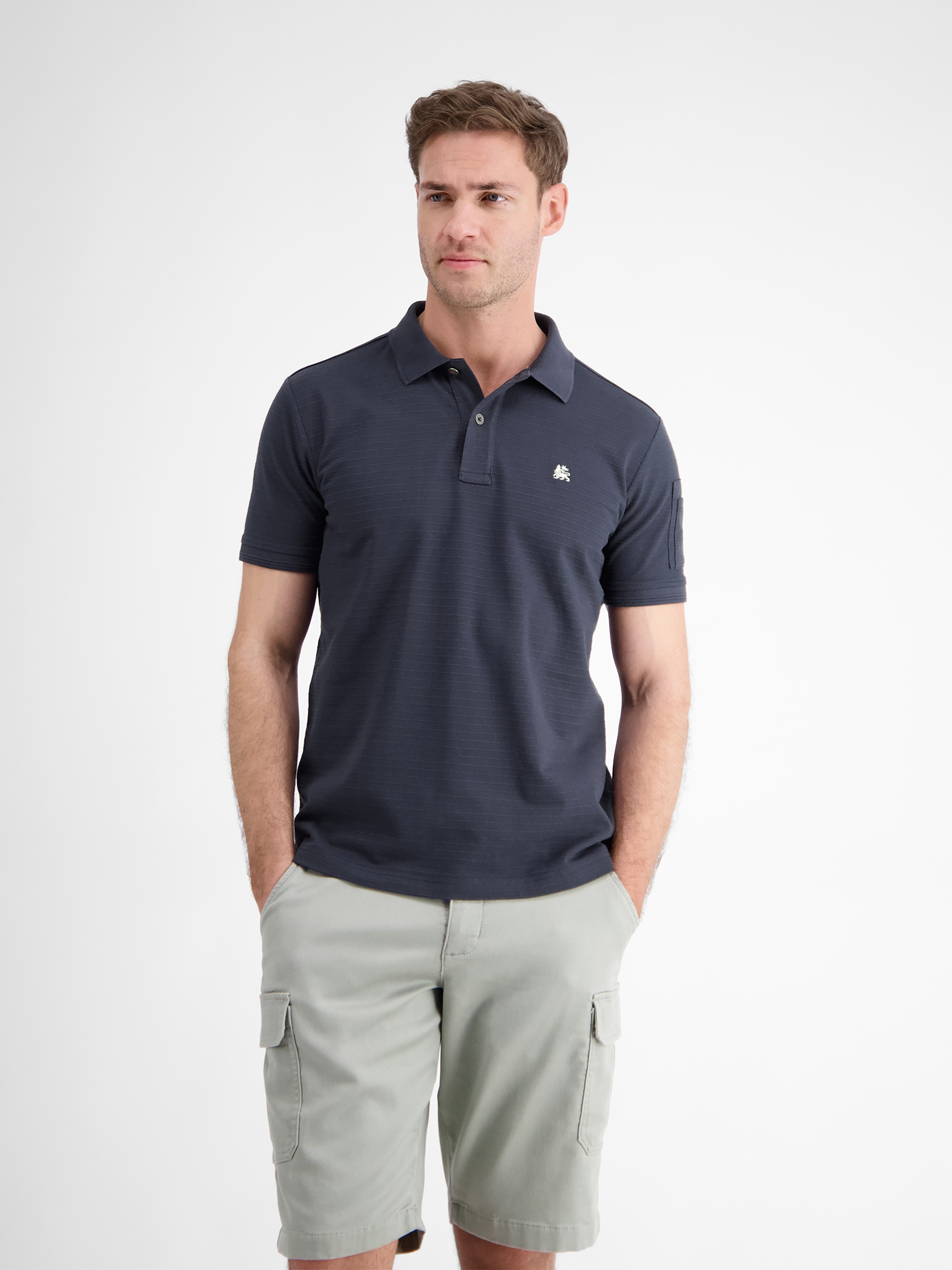 LERROS Poloshirt »LERROS Herren Poloshirt, tonal gestreift« LERROS Poloshirt »LERROS Herren Poloshirt, tonal gestreift« von Lerros
