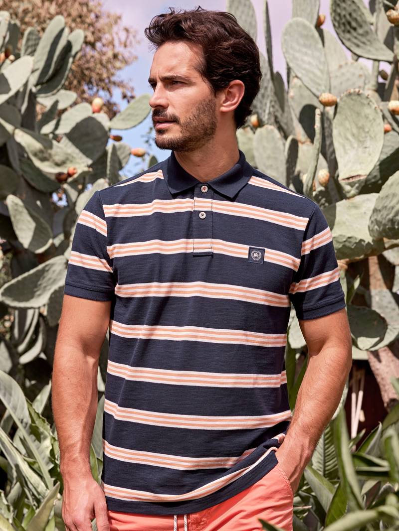 LERROS Poloshirt »LERROS Herren Poloshirt in Rugby-Optik« von Lerros