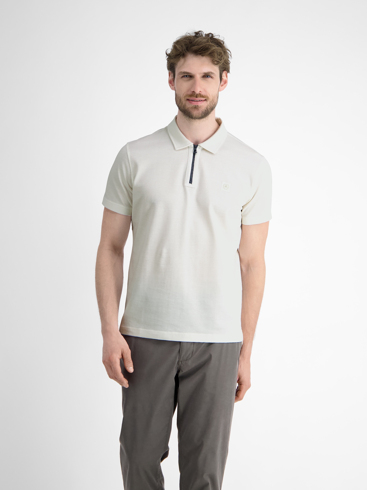 LERROS Poloshirt »LERROS Herren Poloshirt mit Reissverschlusskragen« von Lerros