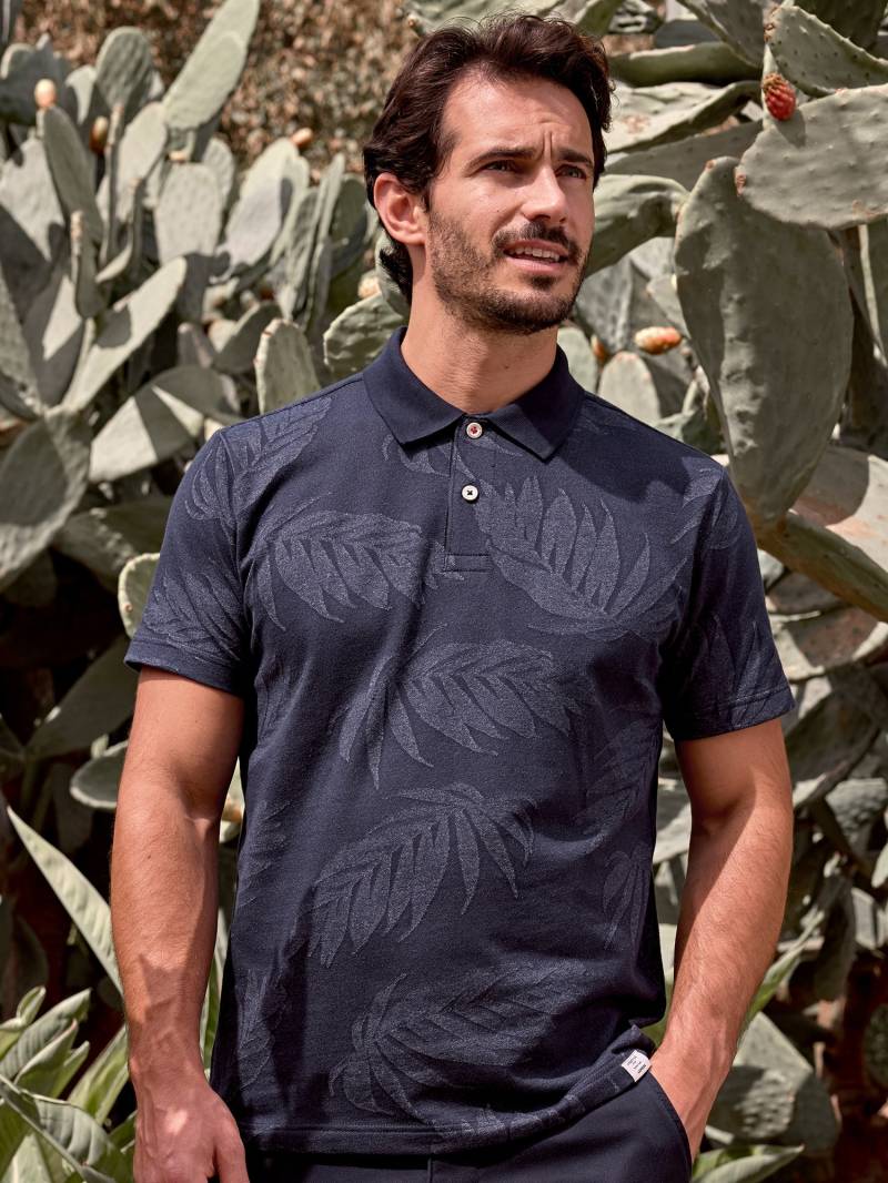 LERROS Poloshirt »LERROS Jacquard Poloshirt für Herren« von Lerros