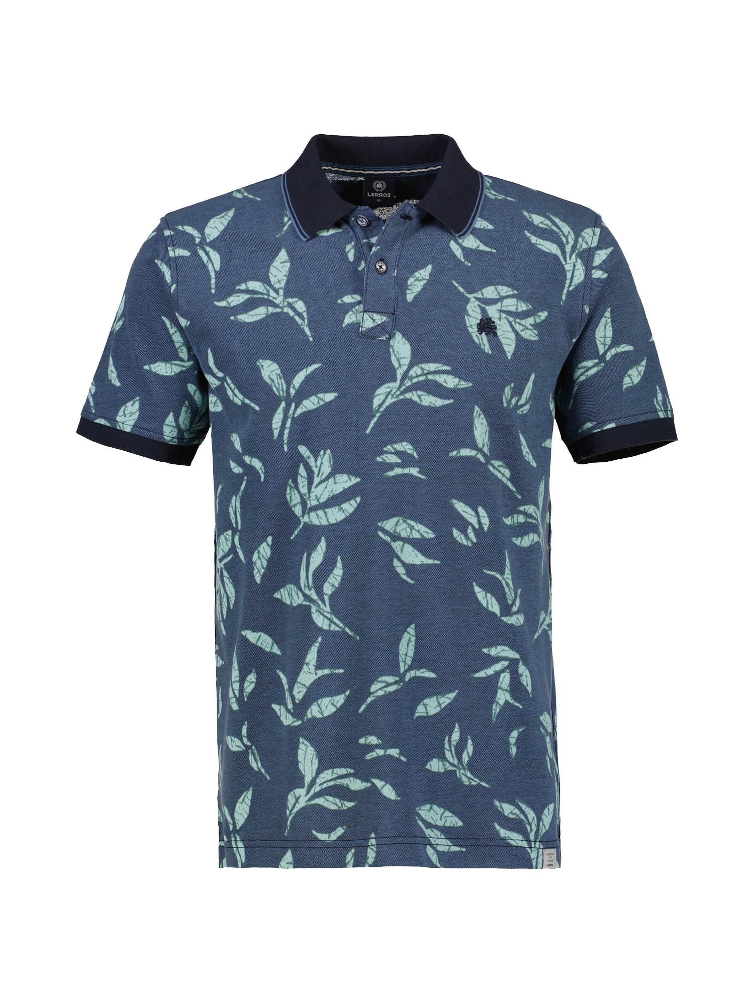 LERROS Poloshirt »LERROS Poloshirt mit floralem Druck und abgesetzen Details« LERROS Poloshirt »LERROS Poloshirt mit floralem Druck und abgesetzen Details« von Lerros