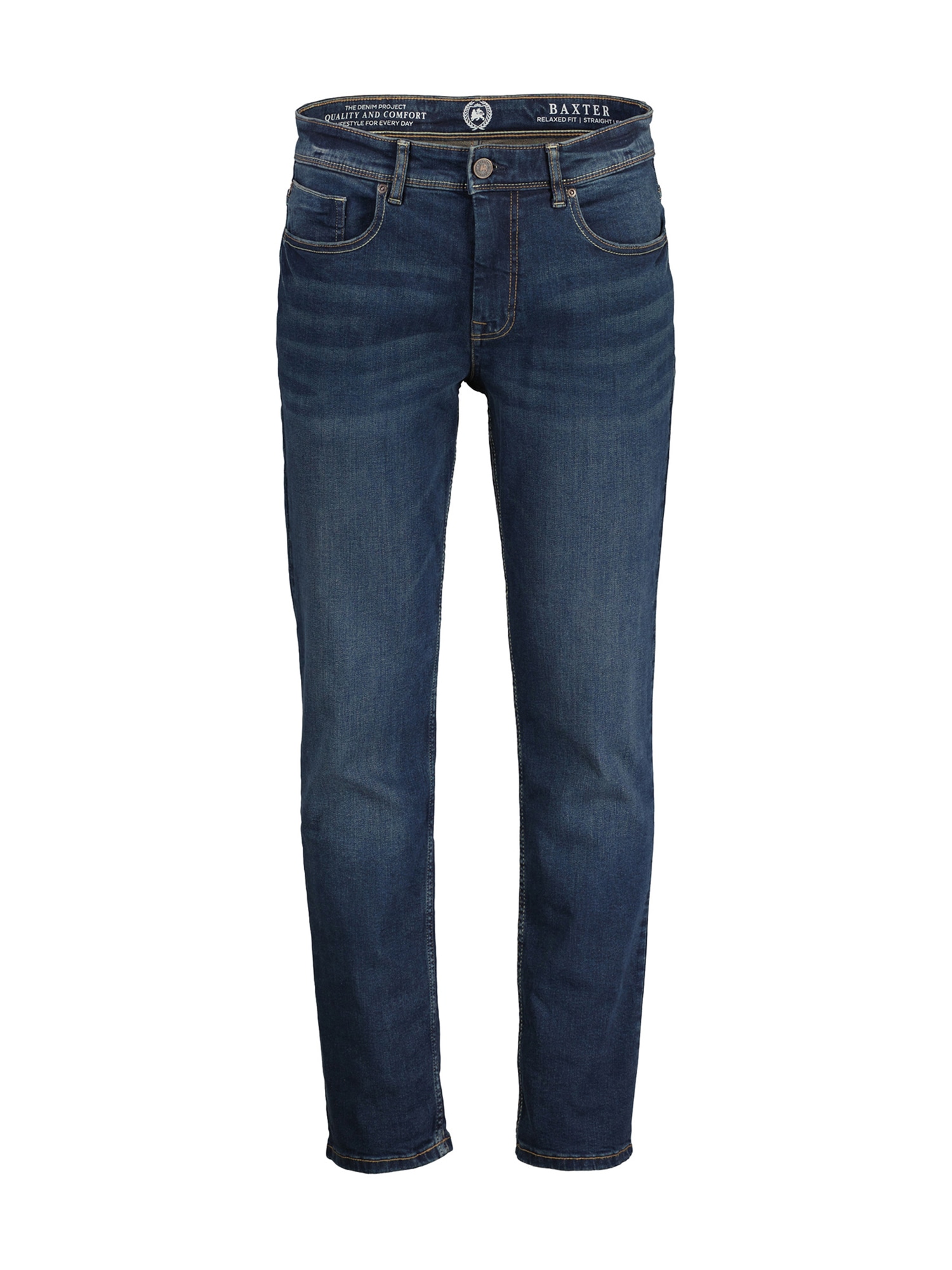 LERROS Relaxhose »LERROS BAXTER 5-Pocket-Denim, RELAXED FIT, unifarben« von Lerros