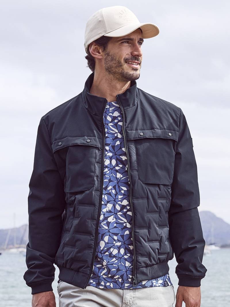 LERROS Steppjacke »LERROS Sportiver Blouson, gesteppt«, ohne Kapuze, Wasser- und windabweisend, atmungsaktiv von Lerros
