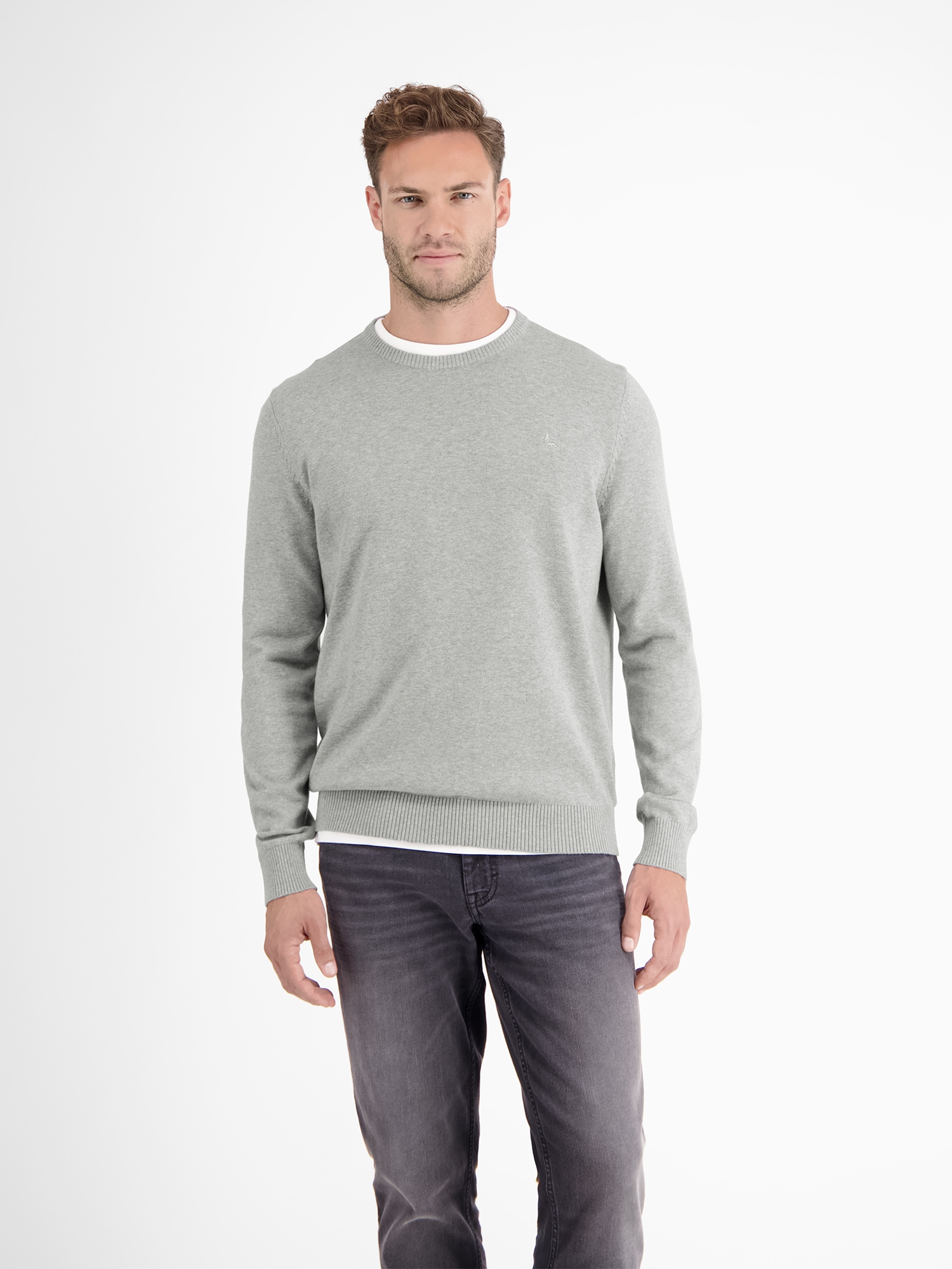 LERROS Strickpullover »LERROS Crewneck Strickpullover« LERROS Strickpullover »LERROS Crewneck Strickpullover« von Lerros