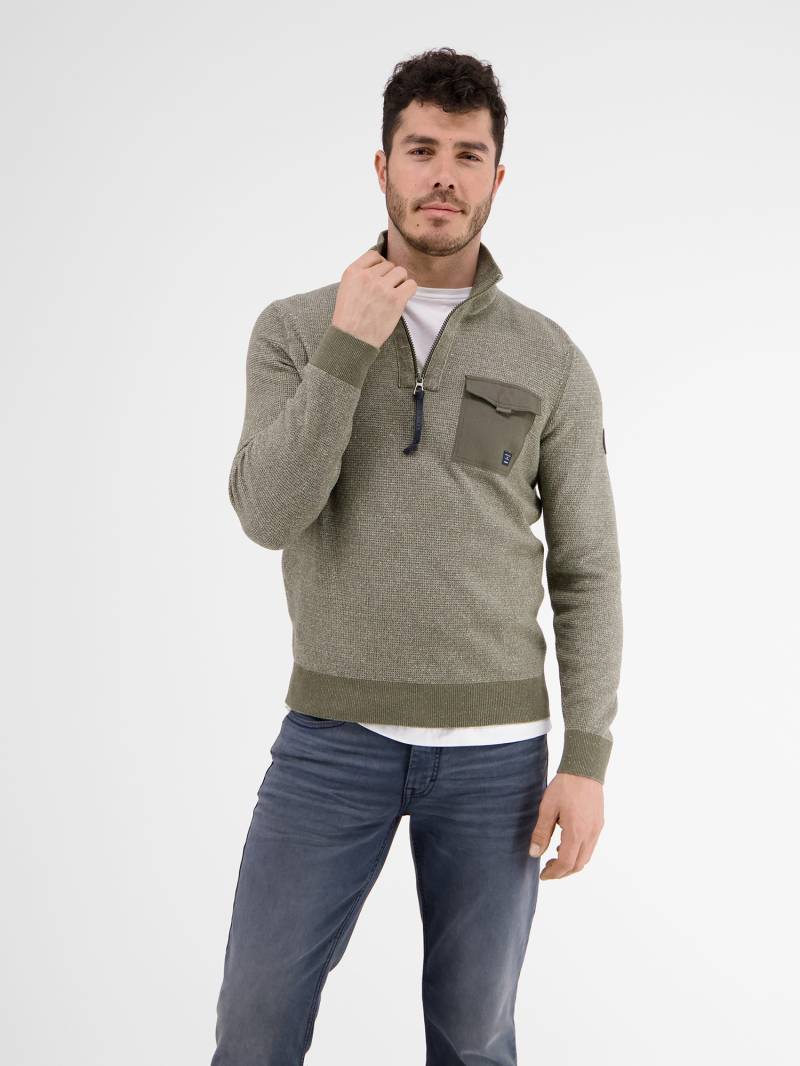 LERROS Strickpullover »LERROS Stricktroyer in kerniger Optik« von Lerros