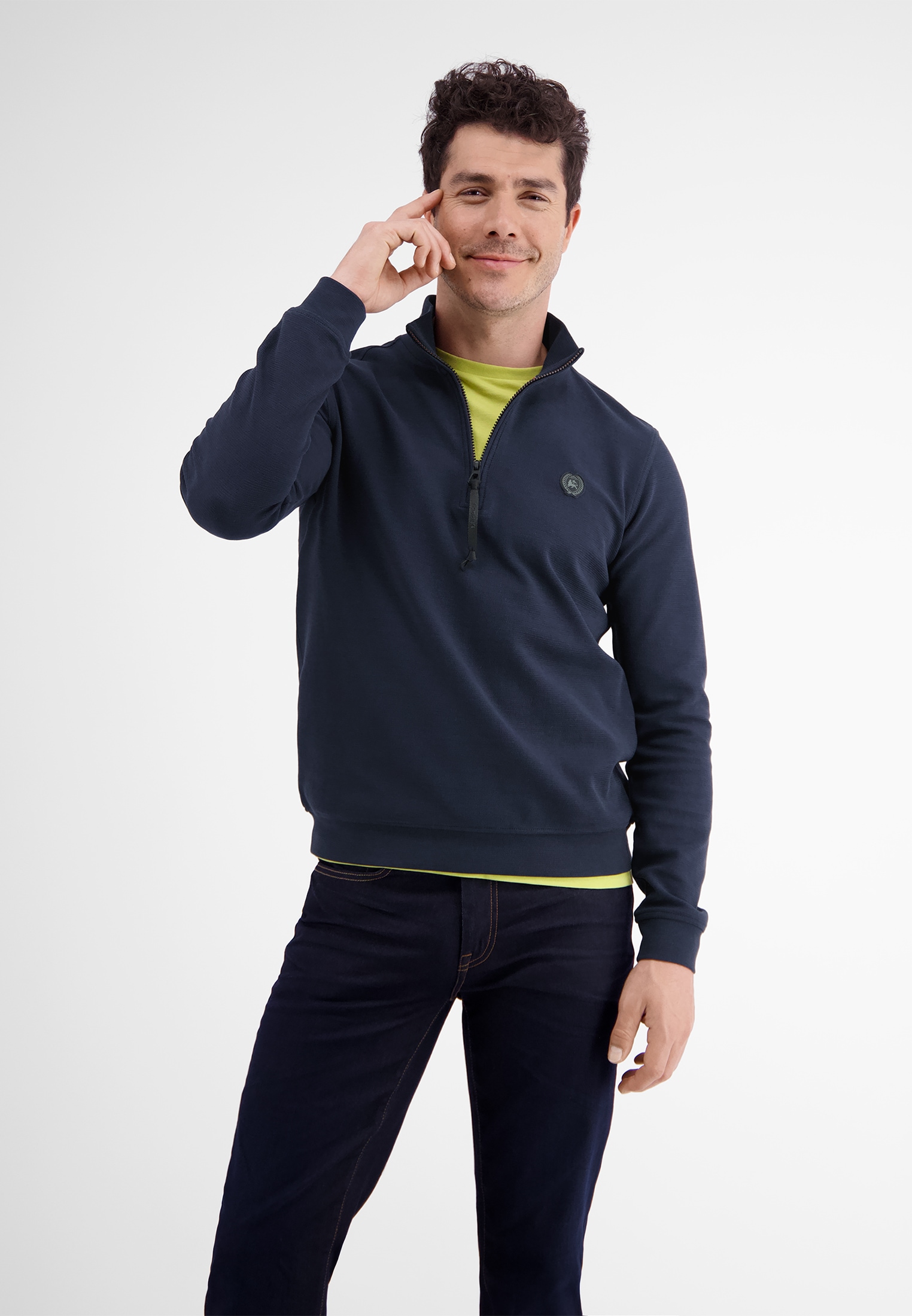 LERROS Sweatjacke »LERROS Sweat-Troyer in Strukturqualität« LERROS Sweatjacke »LERROS Sweat-Troyer in Strukturqualität« von Lerros