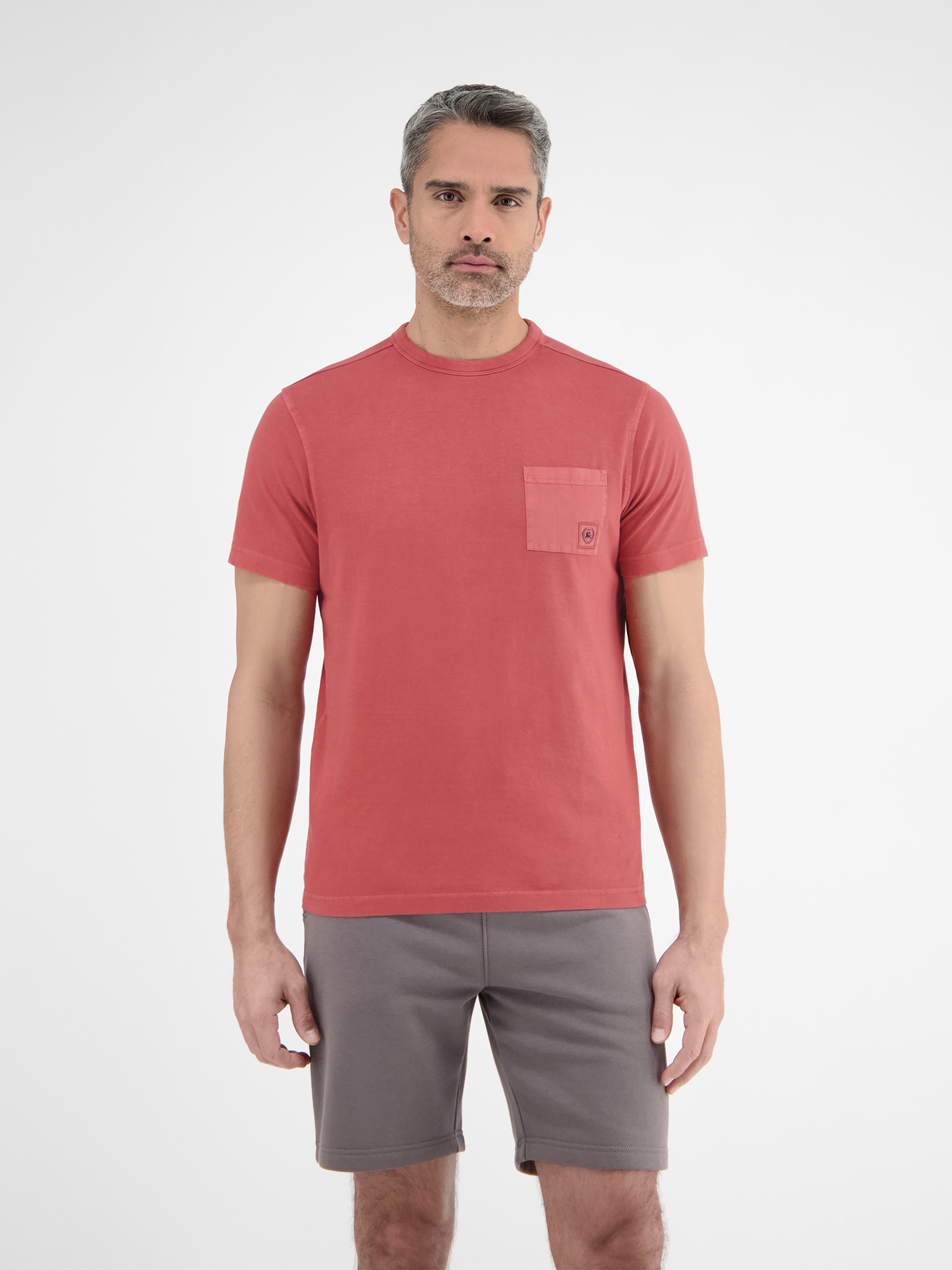LERROS T-Shirt, mit Logo Stickerei LERROS T-Shirt, mit Logo Stickerei von Lerros