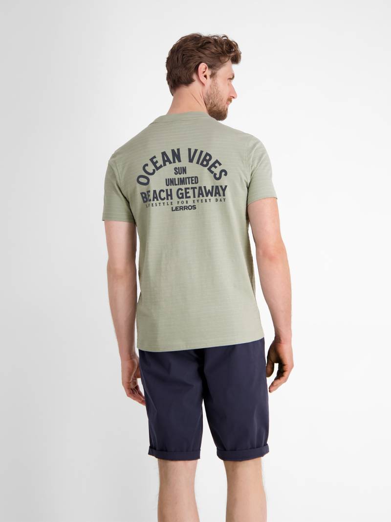 LERROS T-Shirt »LERROS Gestreiftes T-Shirt mit Front und Backprint« von Lerros