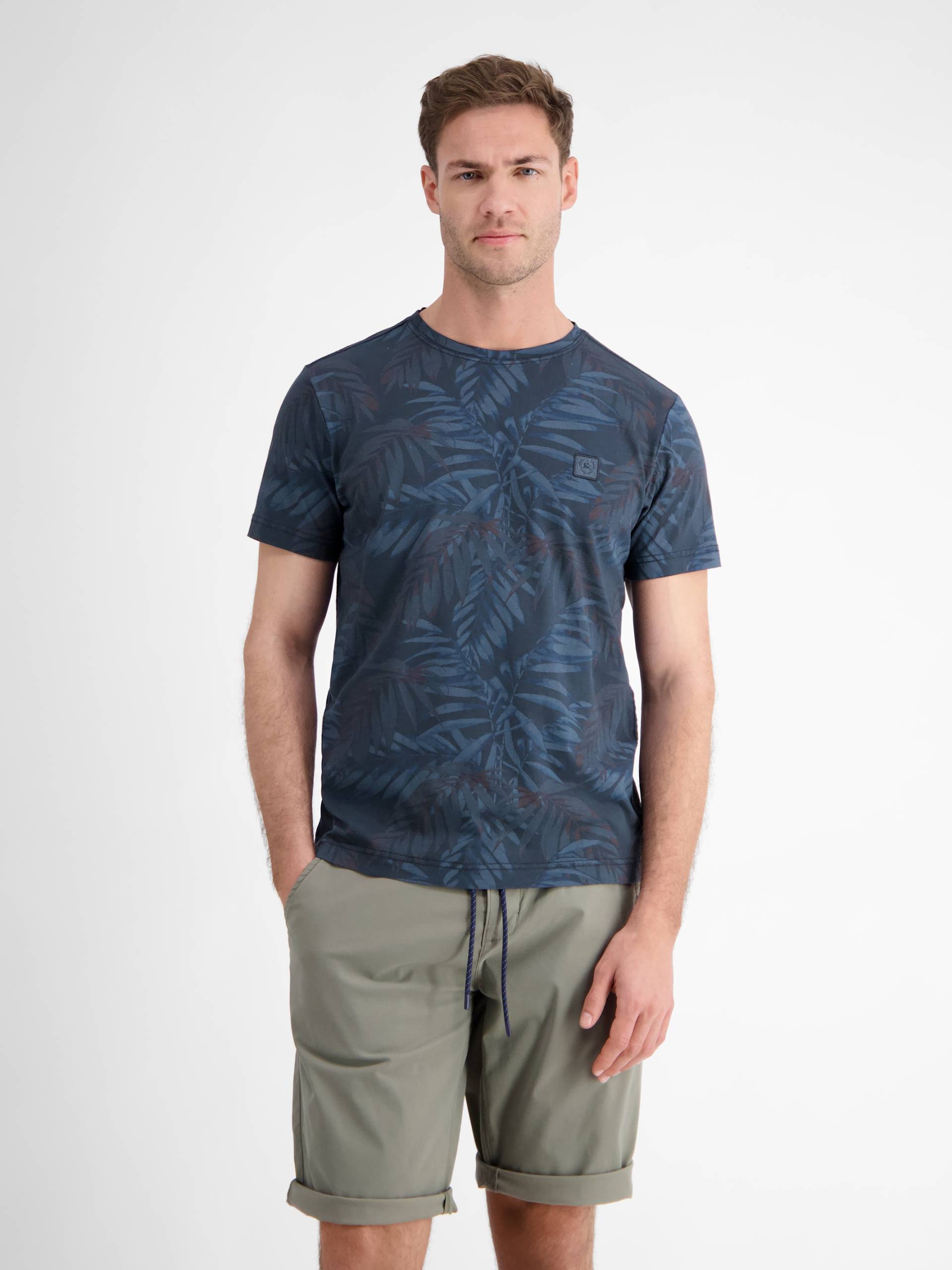 LERROS T-Shirt »LERROS Herren T-Shirt, sommerlich floral bedruckt« LERROS T-Shirt »LERROS Herren T-Shirt, sommerlich floral bedruckt« von Lerros