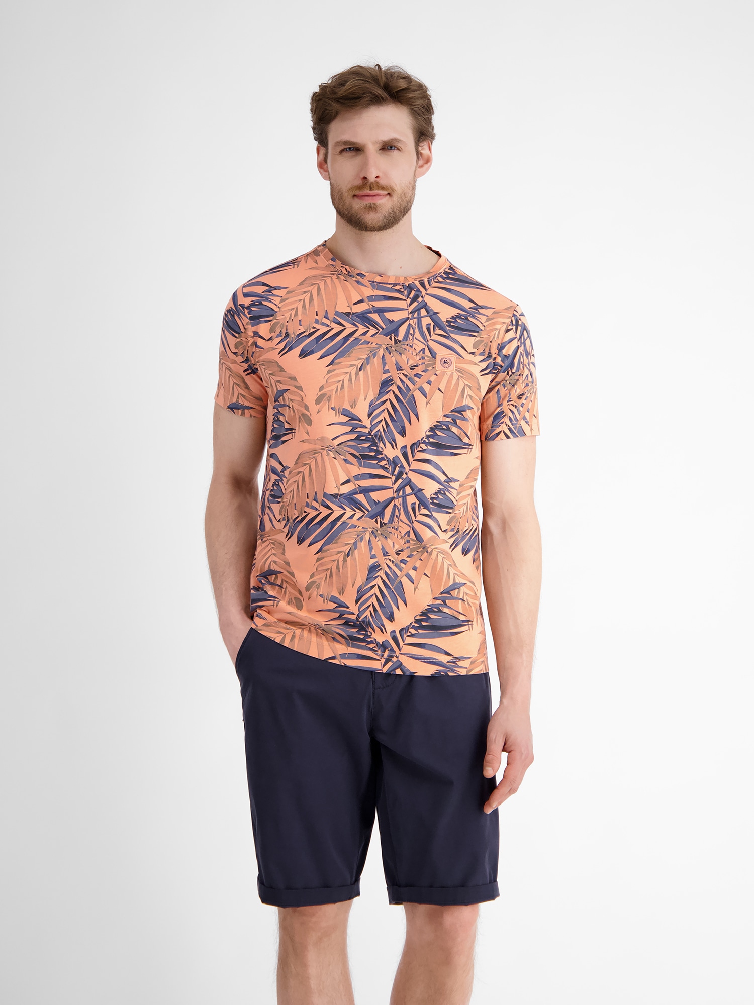 LERROS T-Shirt »LERROS Herren T-Shirt, sommerlich floral bedruckt« LERROS T-Shirt »LERROS Herren T-Shirt, sommerlich floral bedruckt« von Lerros