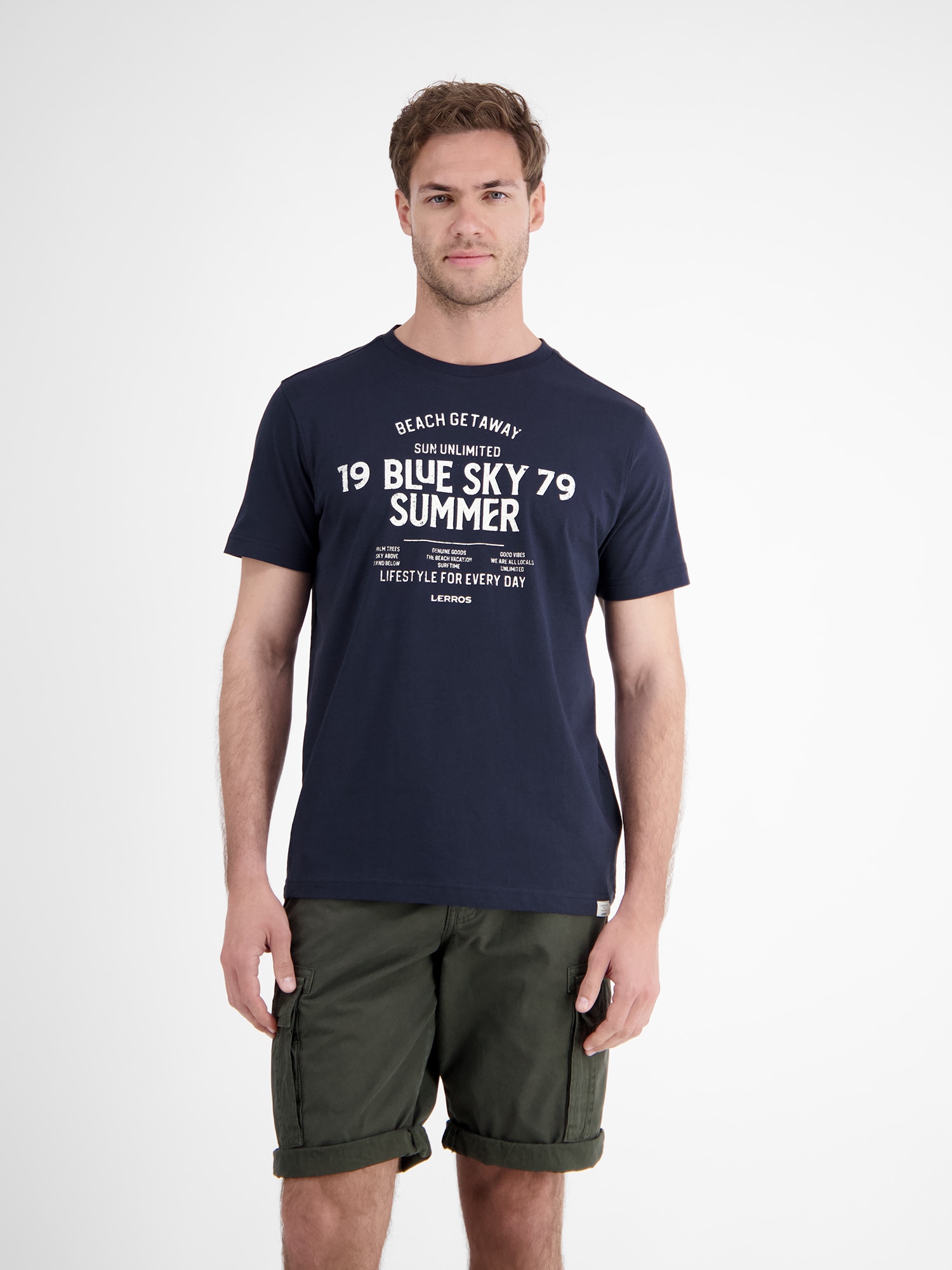 LERROS T-Shirt »LERROS Herren T-Shirt mit Brustprint« LERROS T-Shirt »LERROS Herren T-Shirt mit Brustprint« von Lerros