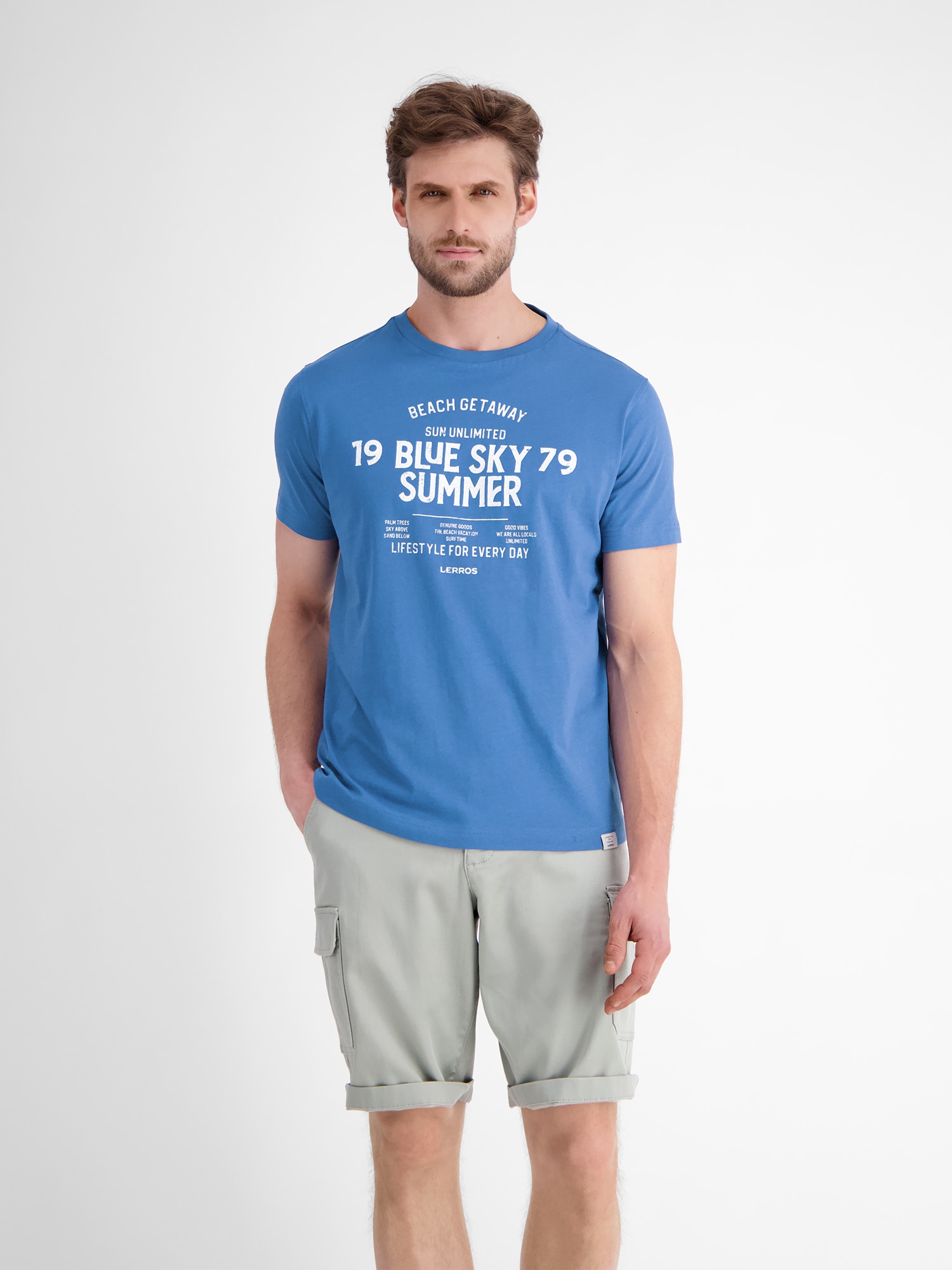 LERROS T-Shirt »LERROS Herren T-Shirt mit Brustprint« LERROS T-Shirt »LERROS Herren T-Shirt mit Brustprint« von Lerros