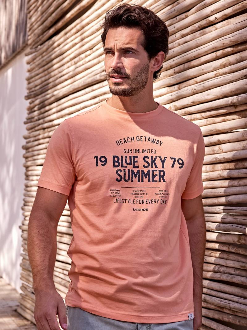 LERROS T-Shirt »LERROS Herren T-Shirt mit Brustprint« von Lerros