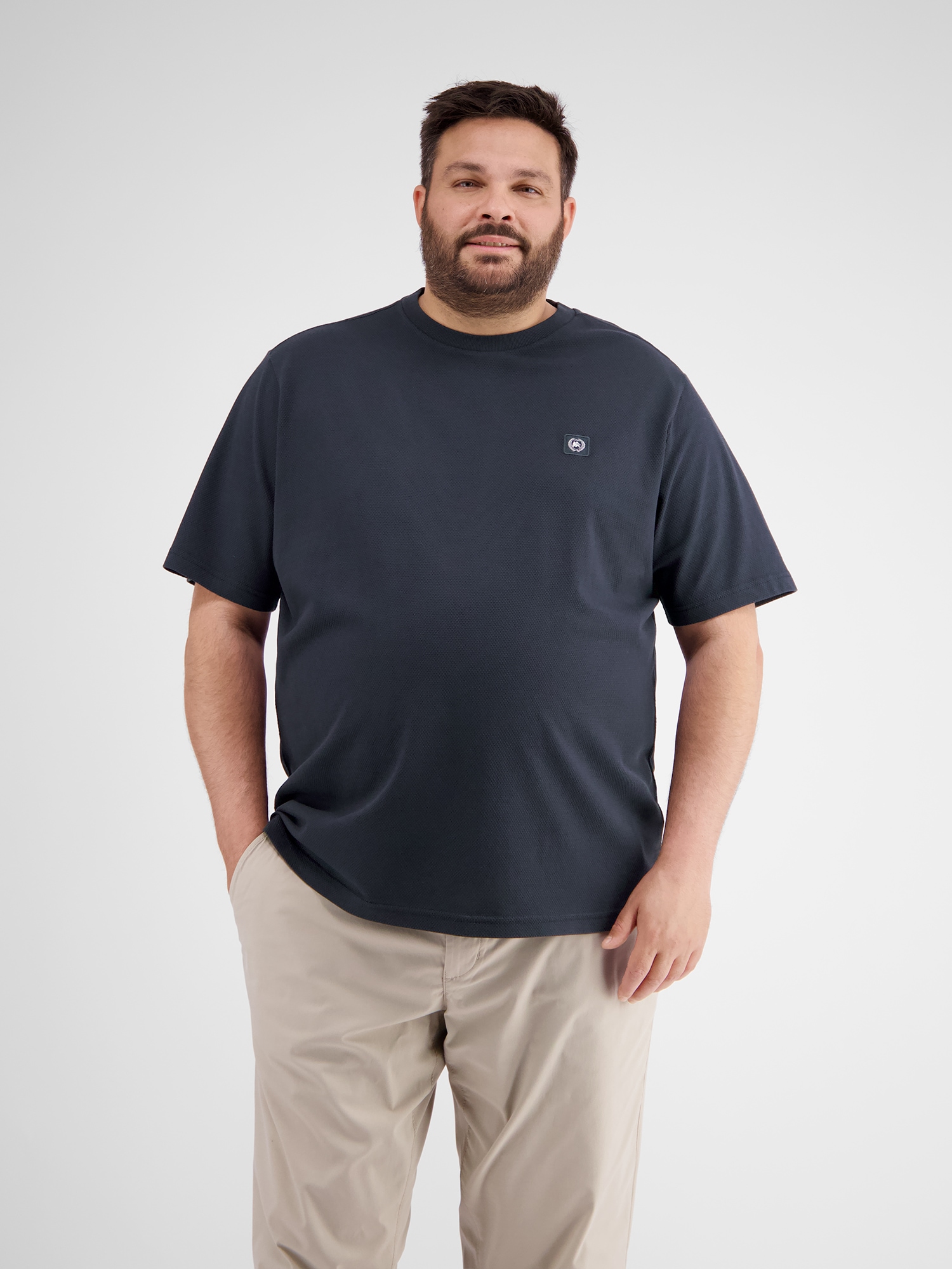 LERROS T-Shirt »LERROS Piqué Herren T-Shirt in Übergrössen« von Lerros