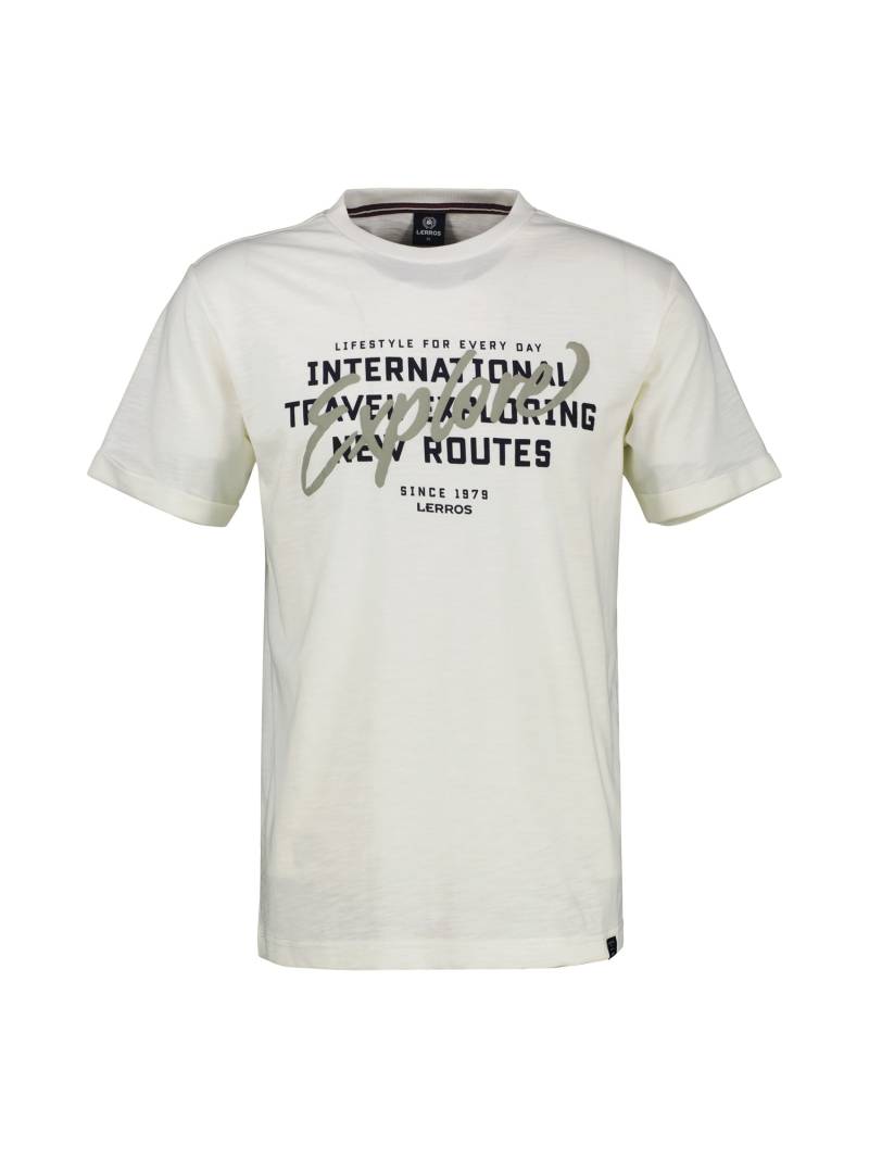 LERROS T-Shirt »LERROS T-Shirt mit Brustprint in Übergrössen« von Lerros