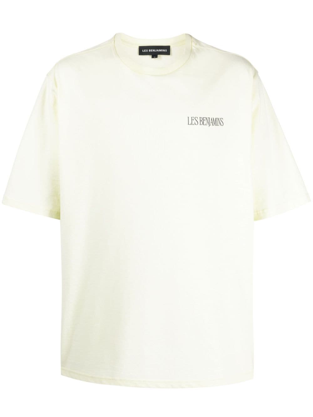 Les Benjamins logo-print cotton T-shirt - Yellow von Les Benjamins
