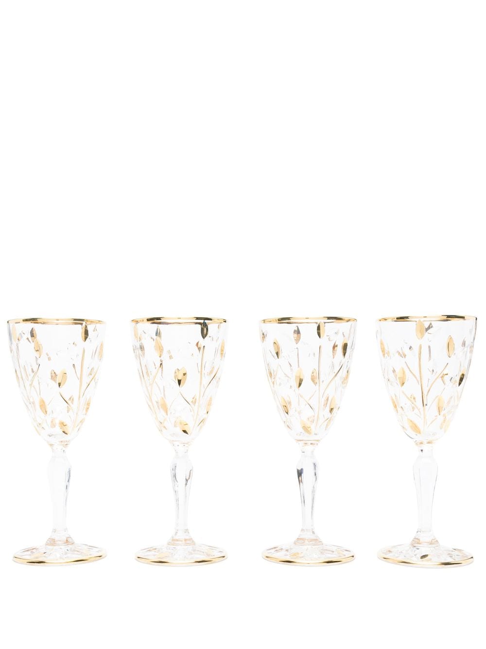 Les-Ottomans crystal goblet glasses (set of four) - Neutrals von Les-Ottomans
