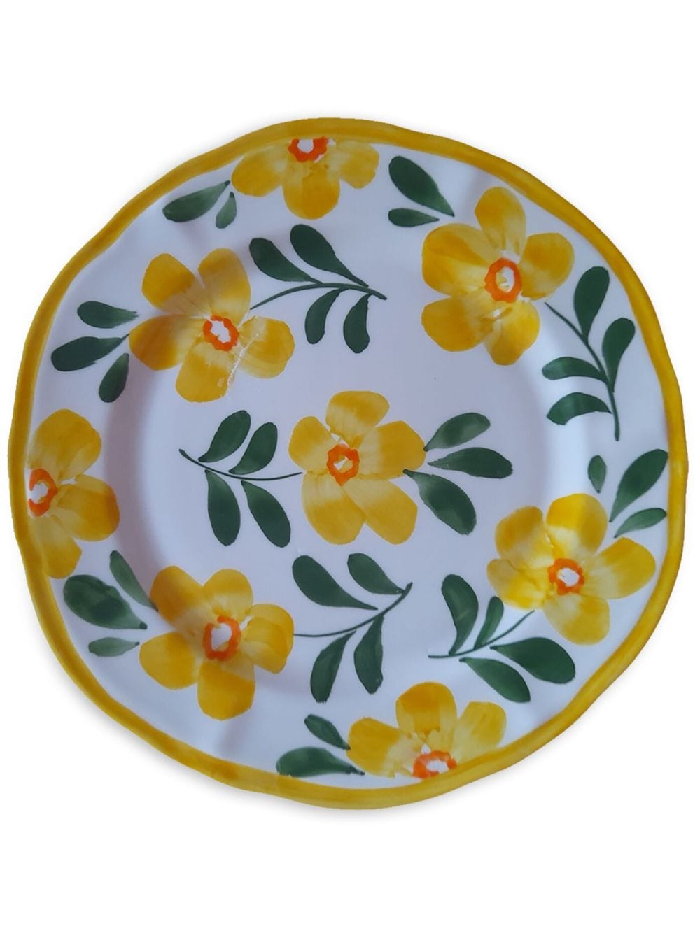 Les-Ottomans floral-print porcelain plate (27cm) - White von Les-Ottomans