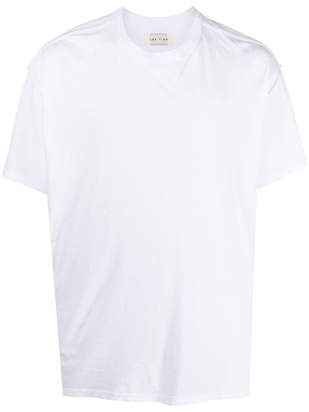 Les Tien crew-neck cotton T-shirt - White von Les Tien