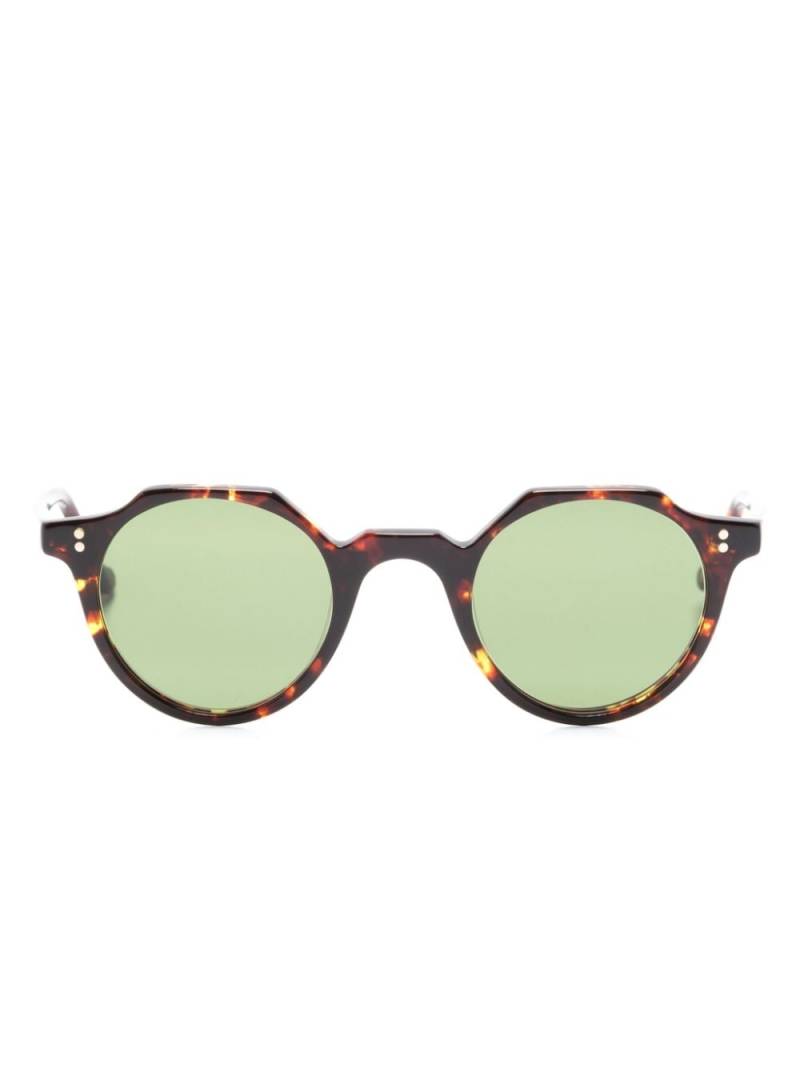 Lesca Heri round-frame sunglasses - Brown von Lesca