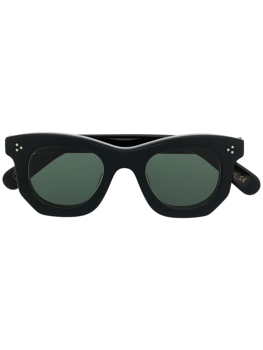 Lesca Ogre geometric-frame sunglasses - Black von Lesca