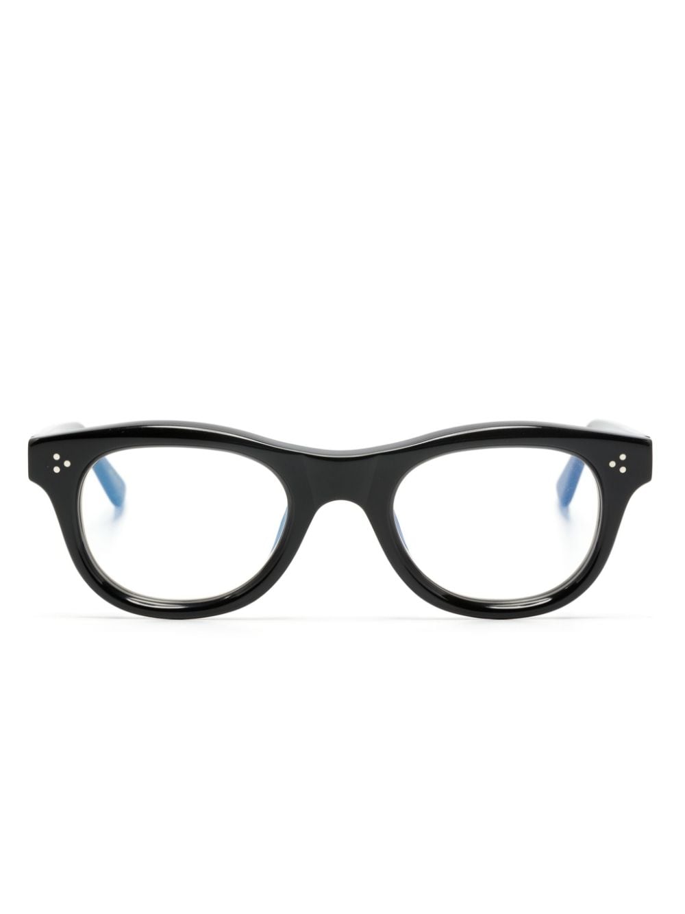 Lesca square-frame acetate glasses - Black von Lesca