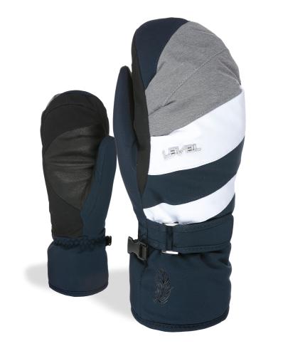 Level Ultralite W Mitt Skihandschuh - navy grey (Grösse: 7.5) von Level