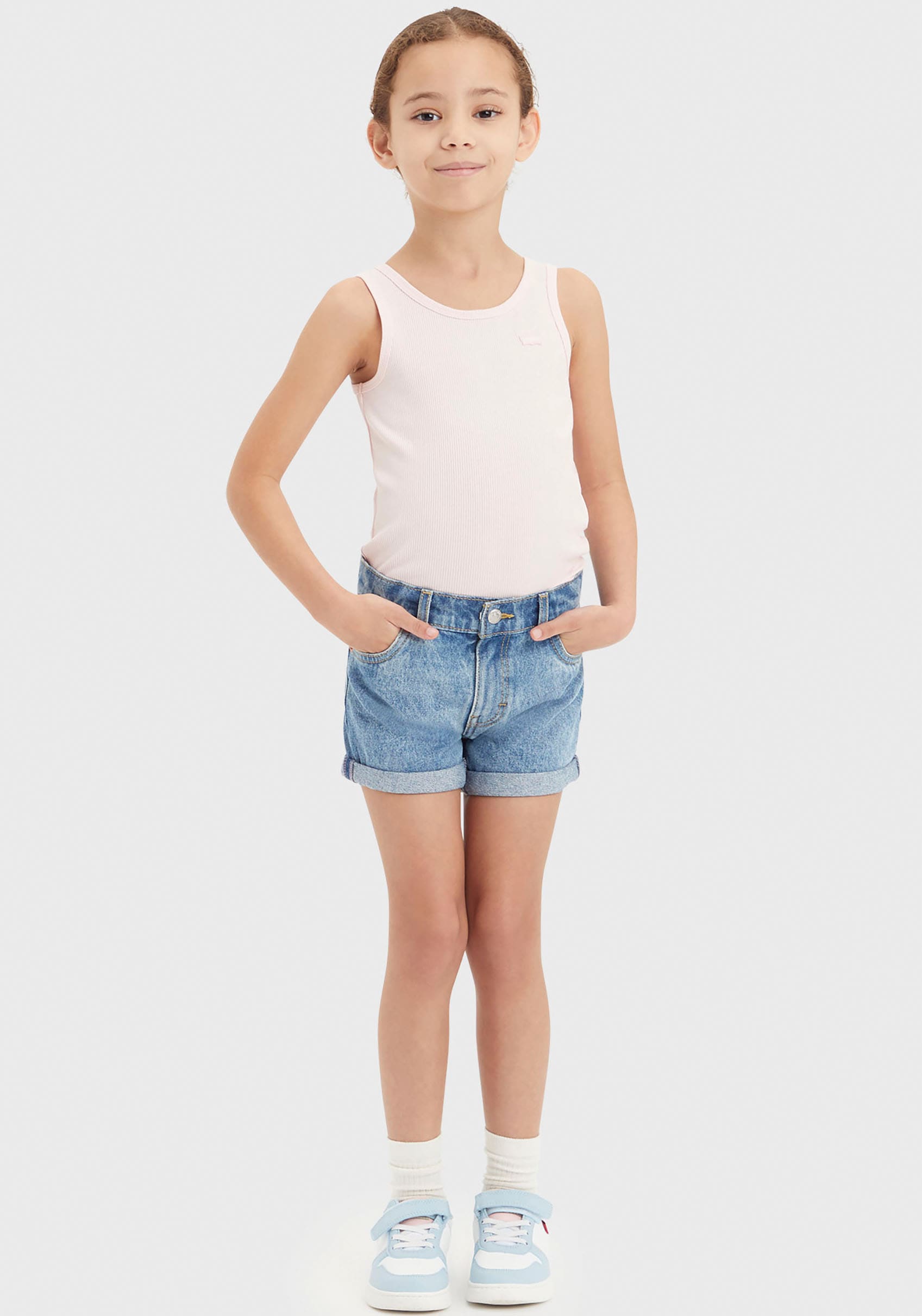 Levi's® Kids Jeansshorts »LVG MINI MOM SHORT W/ ROLL CUF«, for GIRLS von Levi's® Kids