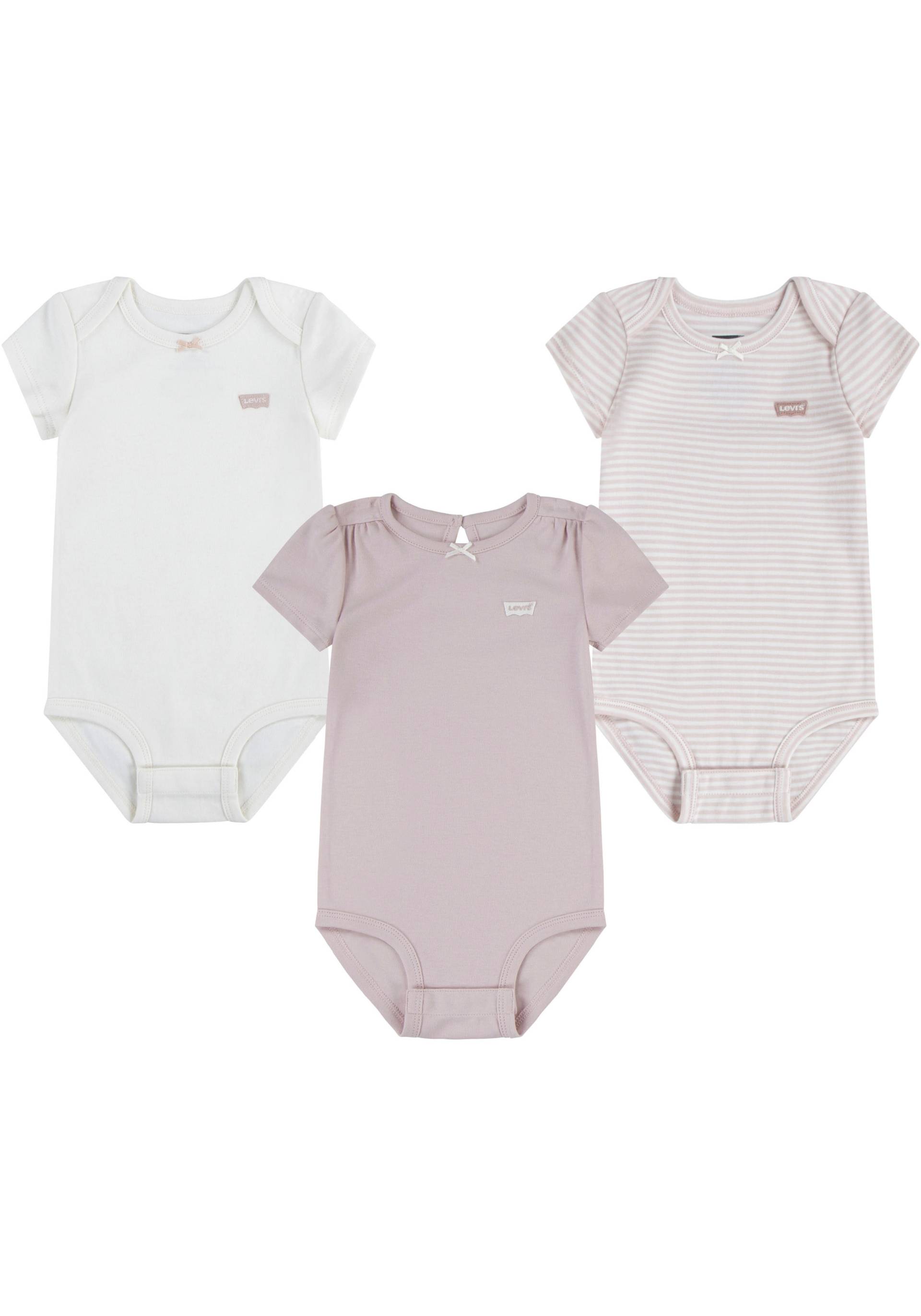 Levi's® Kids Neugeborenen-Geschenkset »LVG 3PK BOW BODYSUIT SET«, (Set, 3 tlg.) von Levi's® Kids