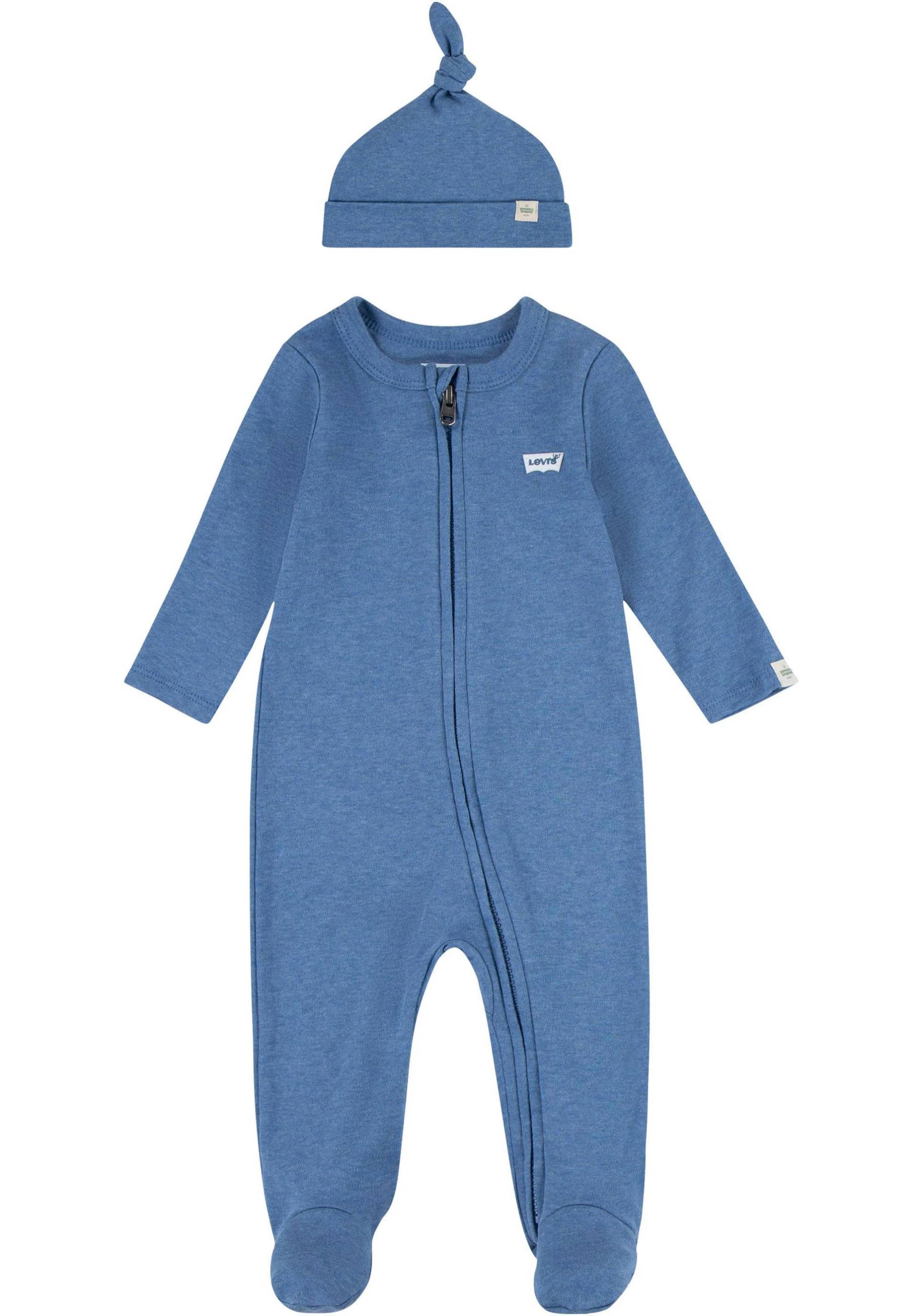 Levi's® Kids Neugeborenen-Geschenkset »LVN FOOTED COVERALL & HAT SET«, (Set, 2 tlg.) von Levi's® Kids