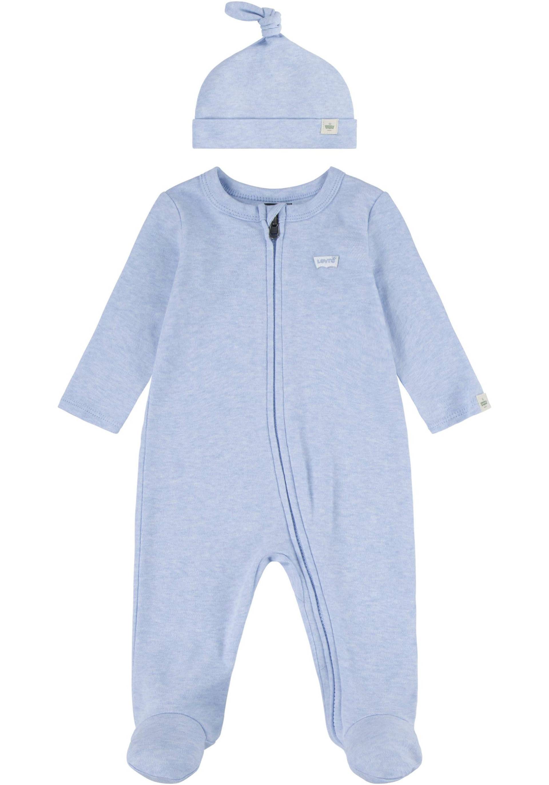 Levi's® Kids Neugeborenen-Geschenkset »LVN FOOTED COVERALL & HAT SET«, (Set, 2 tlg.) von Levi's® Kids