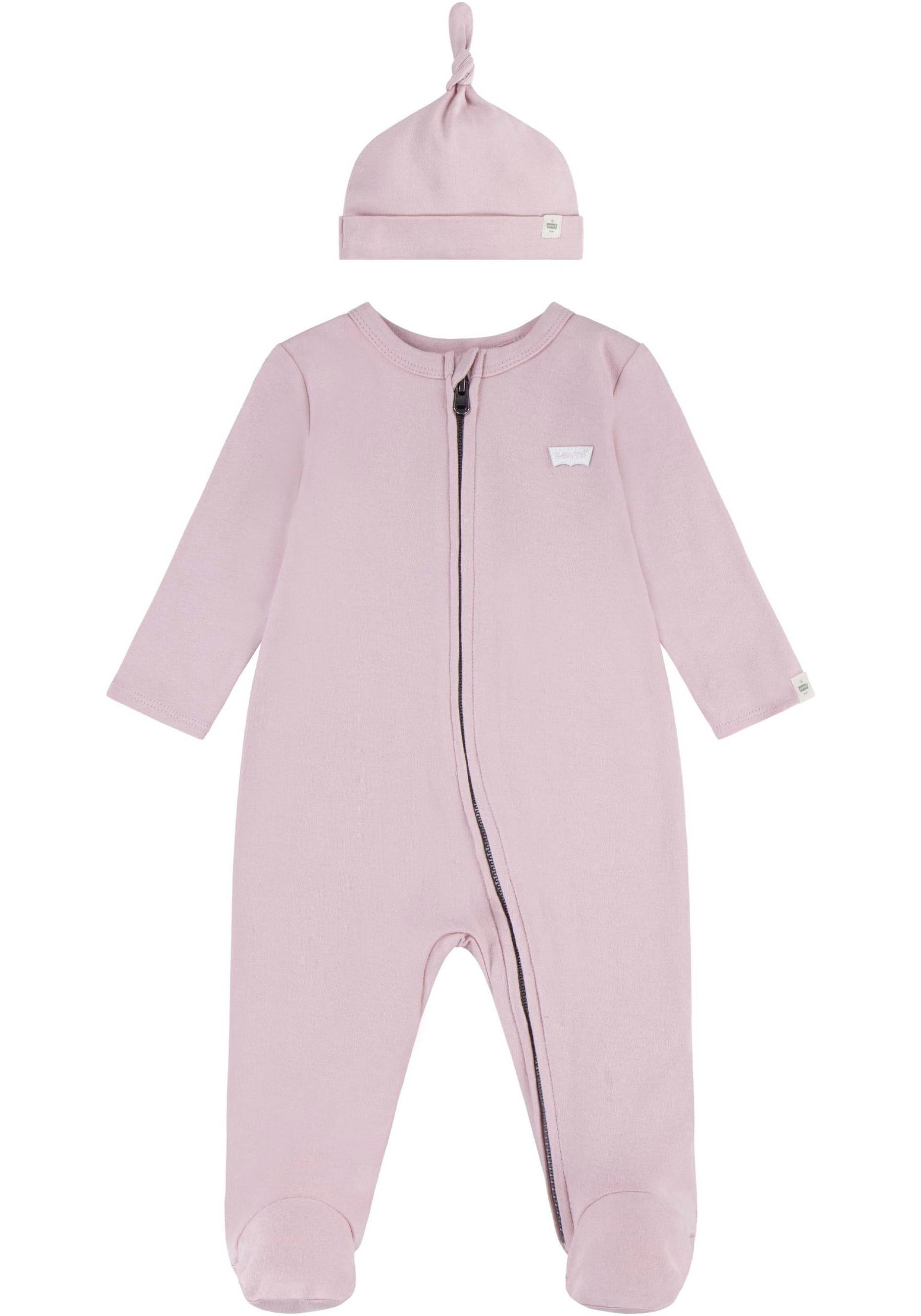 Levi's® Kids Neugeborenen-Geschenkset »LVN FOOTED COVERALL & HAT SET«, (Set, 2 tlg.) von Levi's® Kids