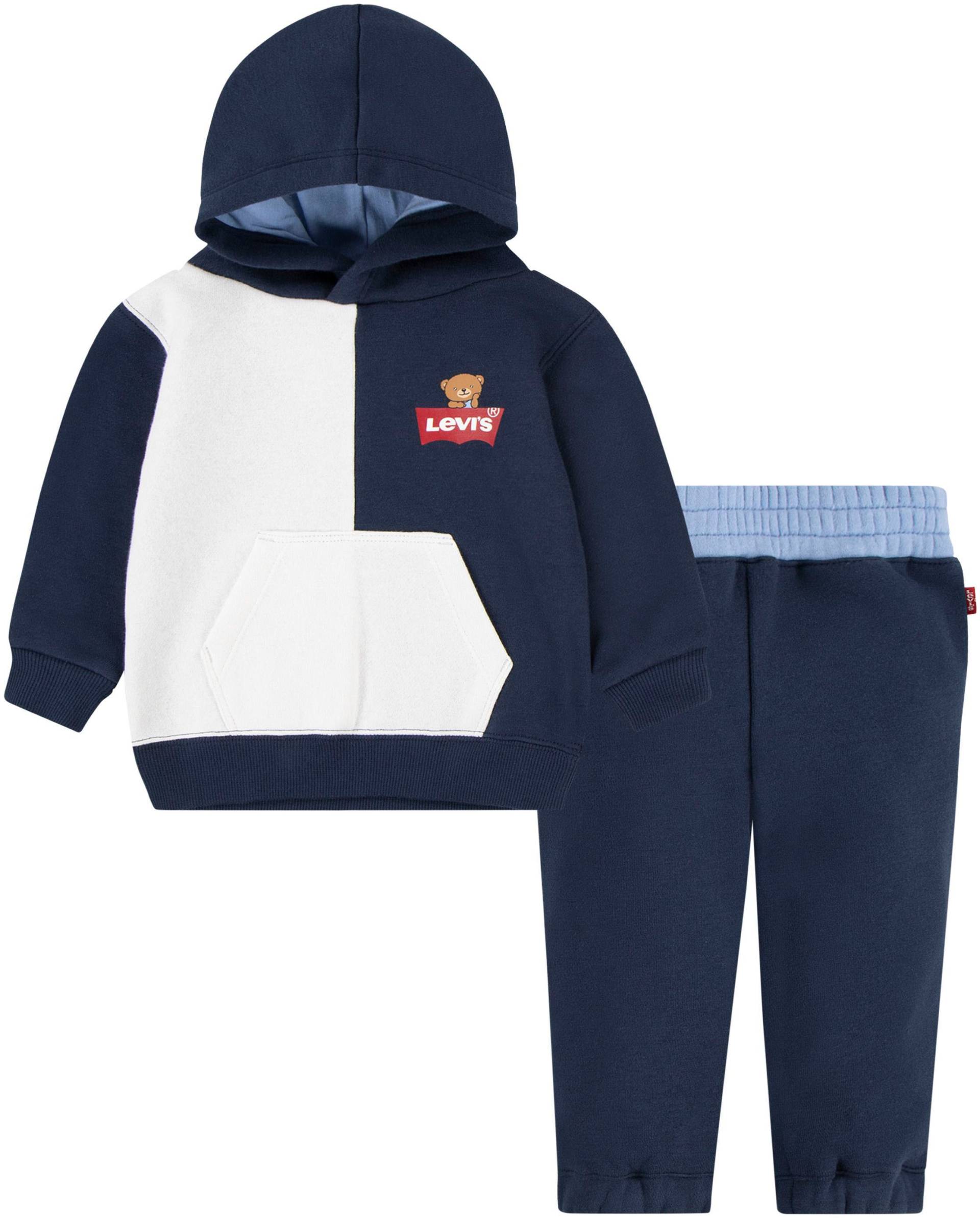 Levi's® Kids Pullover & Shorts »LVB SPLICED COLORBLOCK JOGGER SET«, (Set, 2 tlg.) von Levi's® Kids