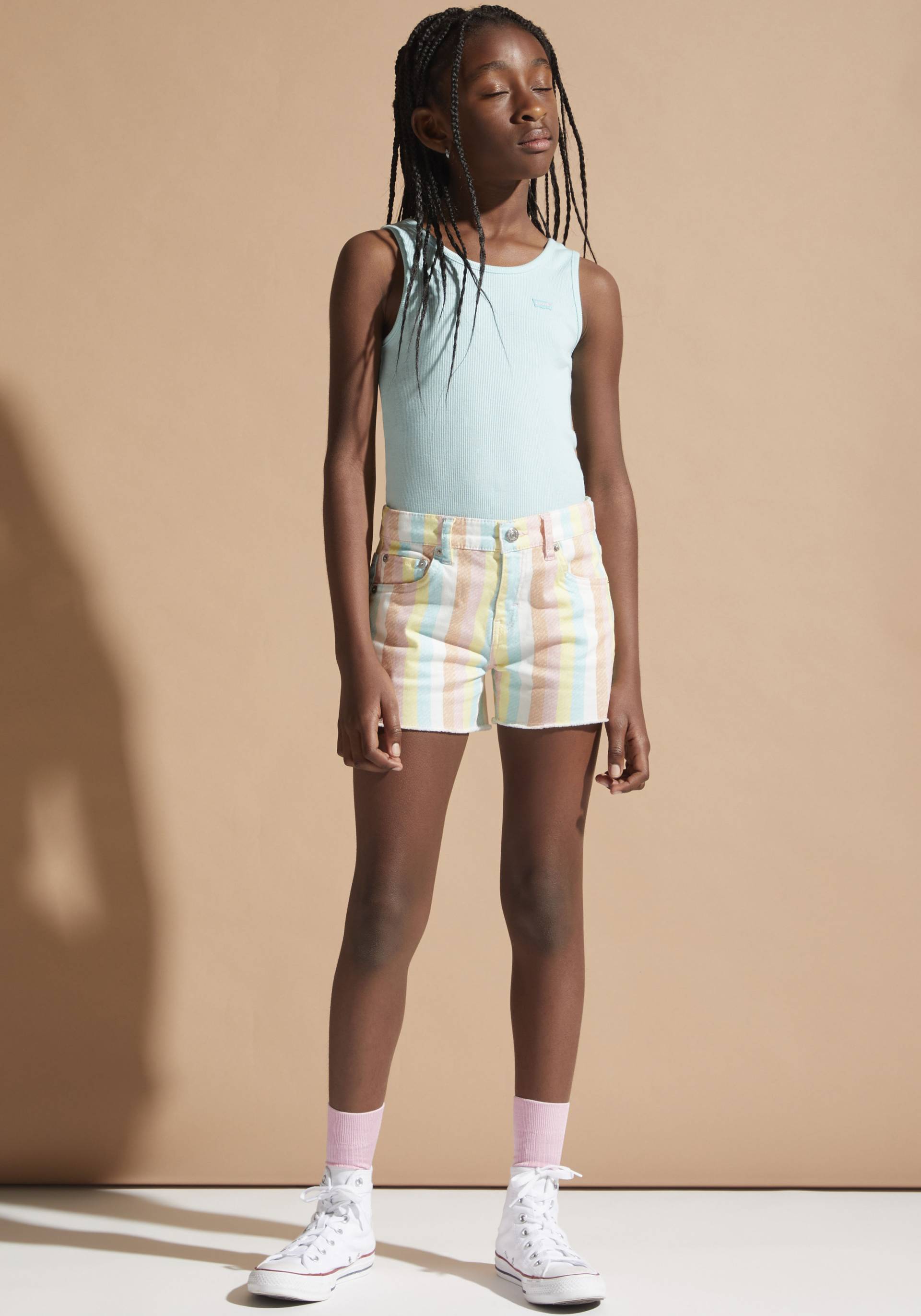 Levi's® Kids Ripptanktop »LVG MEET AND GREET RIBBED TANK« von Levi's® Kids