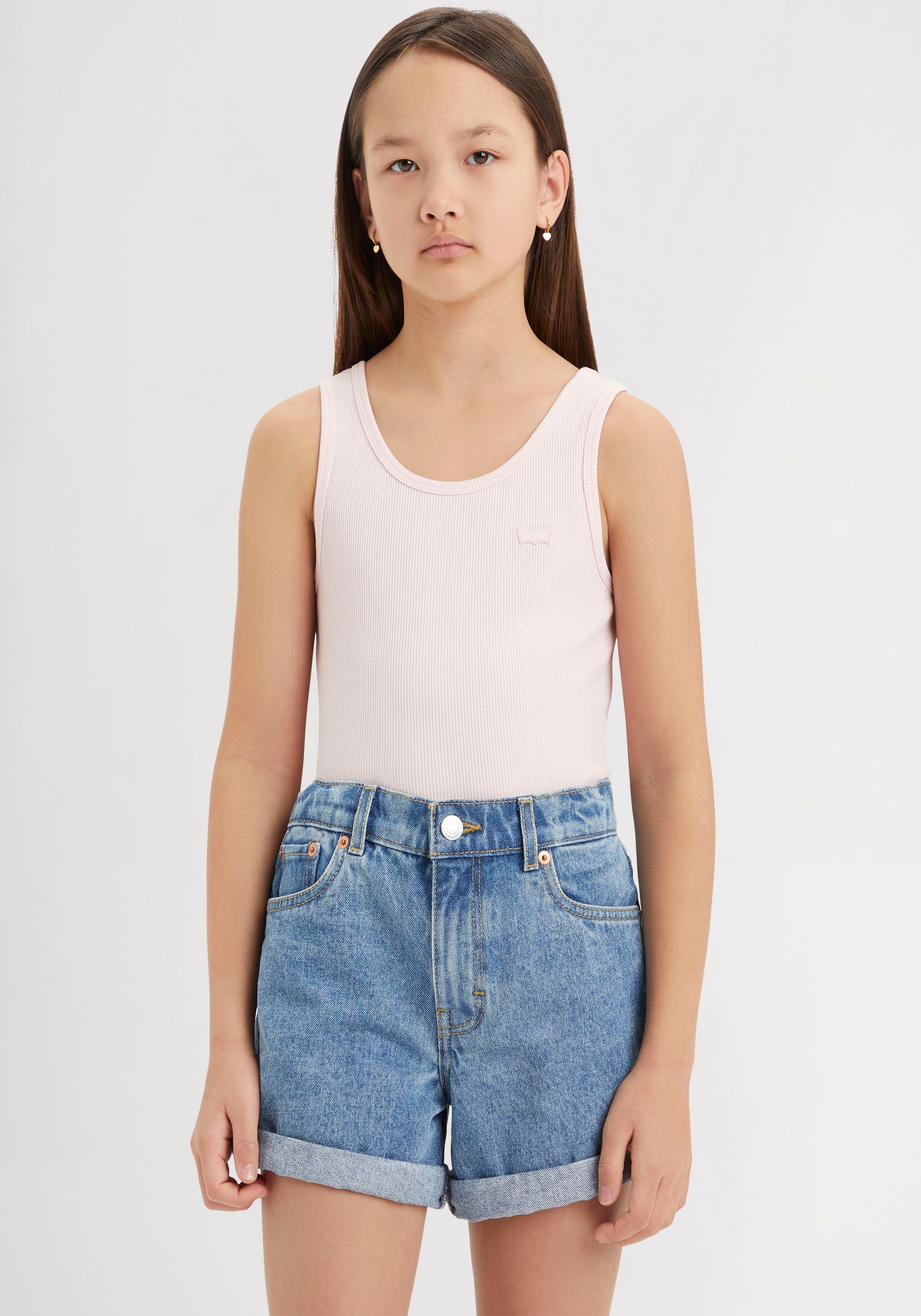 Levi's® Kids Ripptanktop »LVG MEET AND GREET RIBBED TANK« von Levi's® Kids