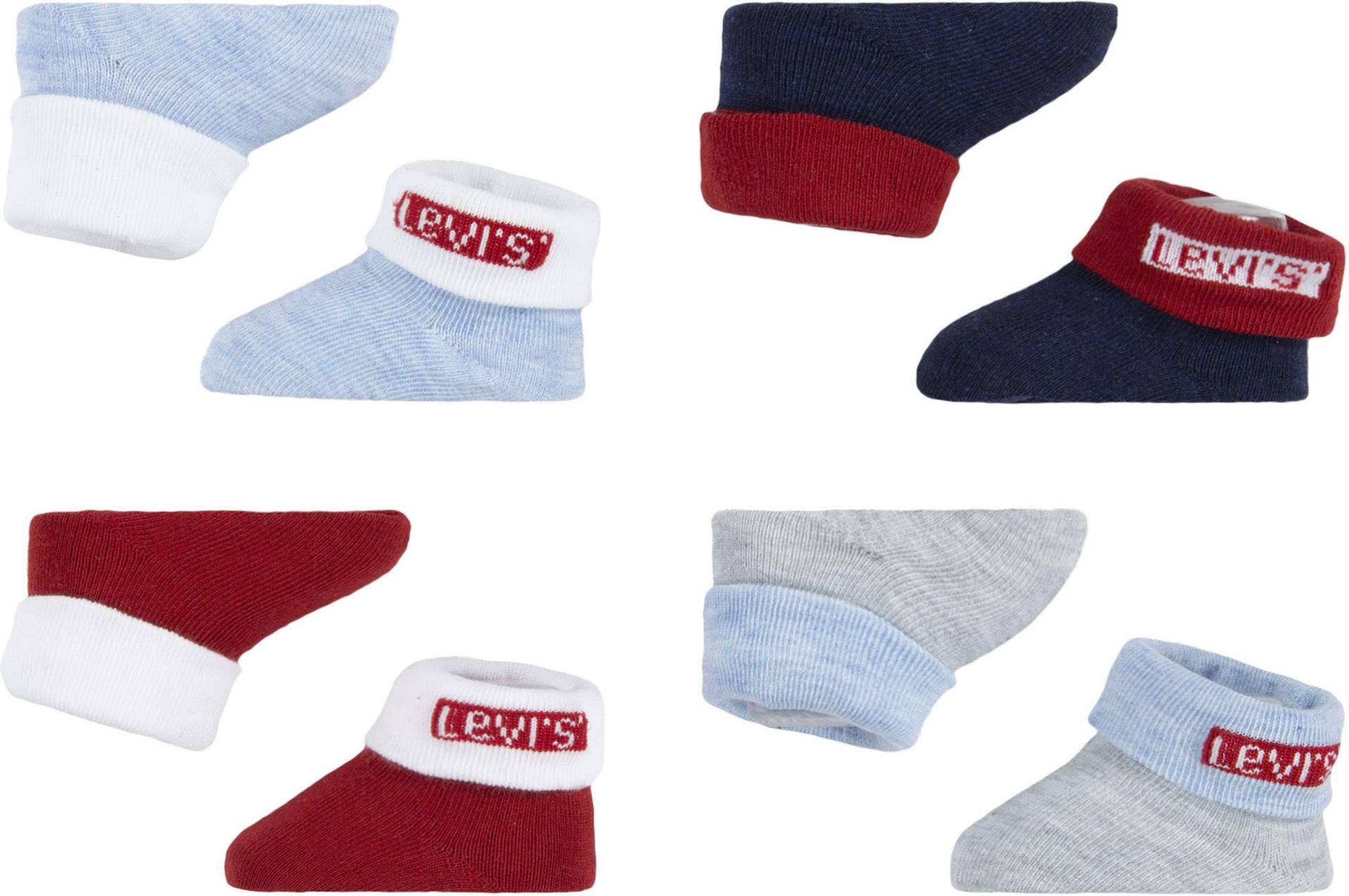Levi's® Kids Socken »4PK Red Tab Bootie«, (8 Paar) von Levi's® Kids