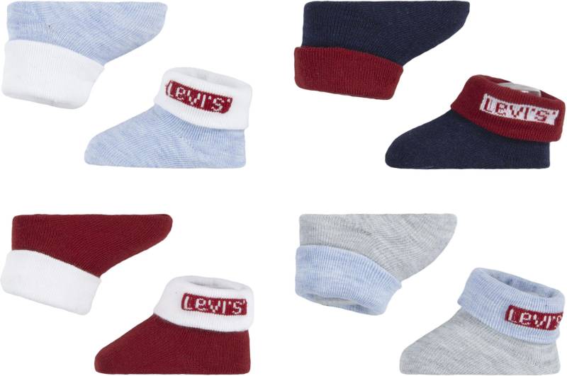 Levi's® Kids Socken »4PK Red Tab Bootie«, (8 Paar), UNISEX von Levi's® Kids